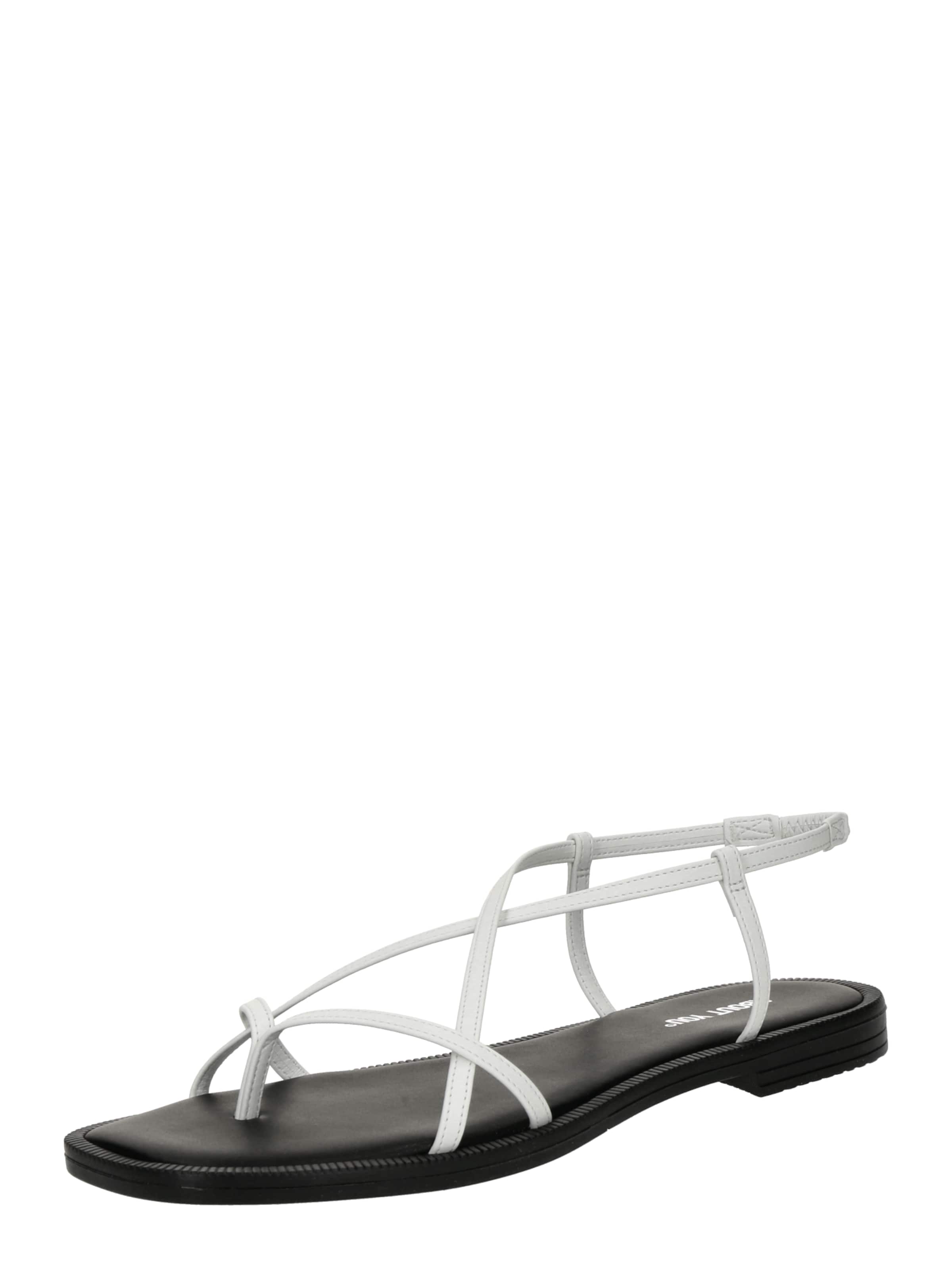 ABOUT YOU Flip-flops 'Medina' femei weiss 37