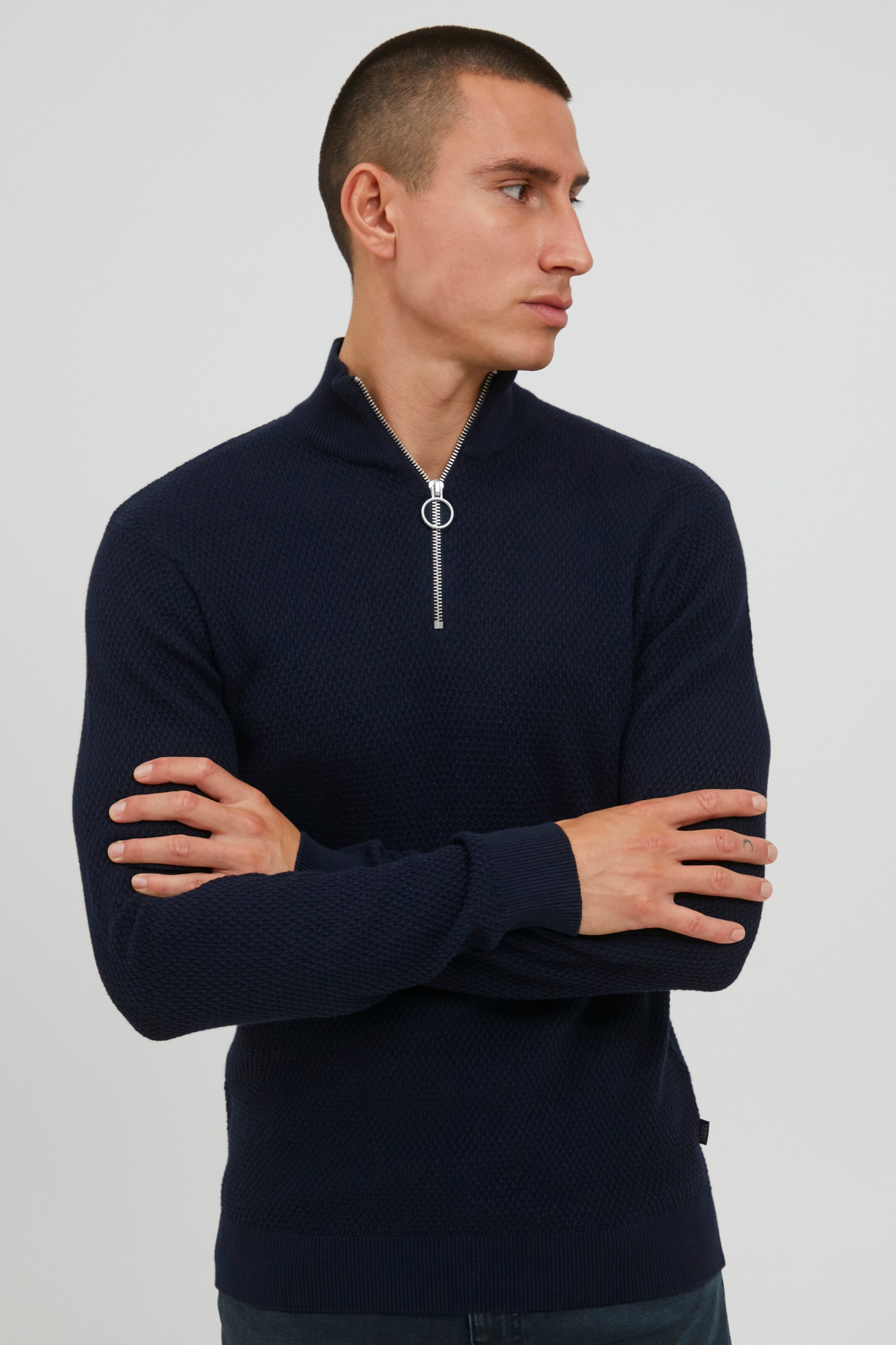 Casual Friday Pull-Over 'karlo' M Bleu