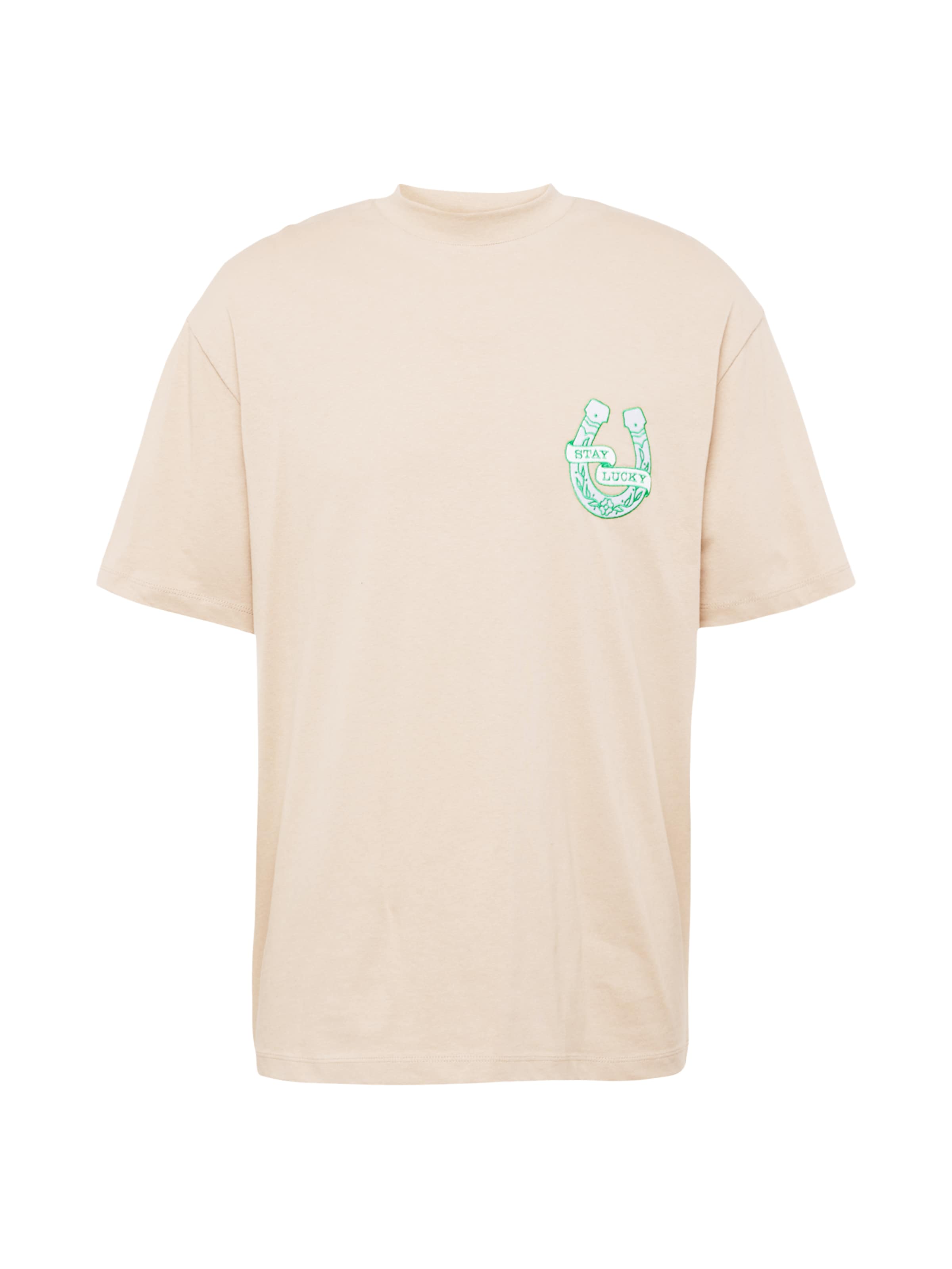 TOPMAN Tricou bǎrați bej xs