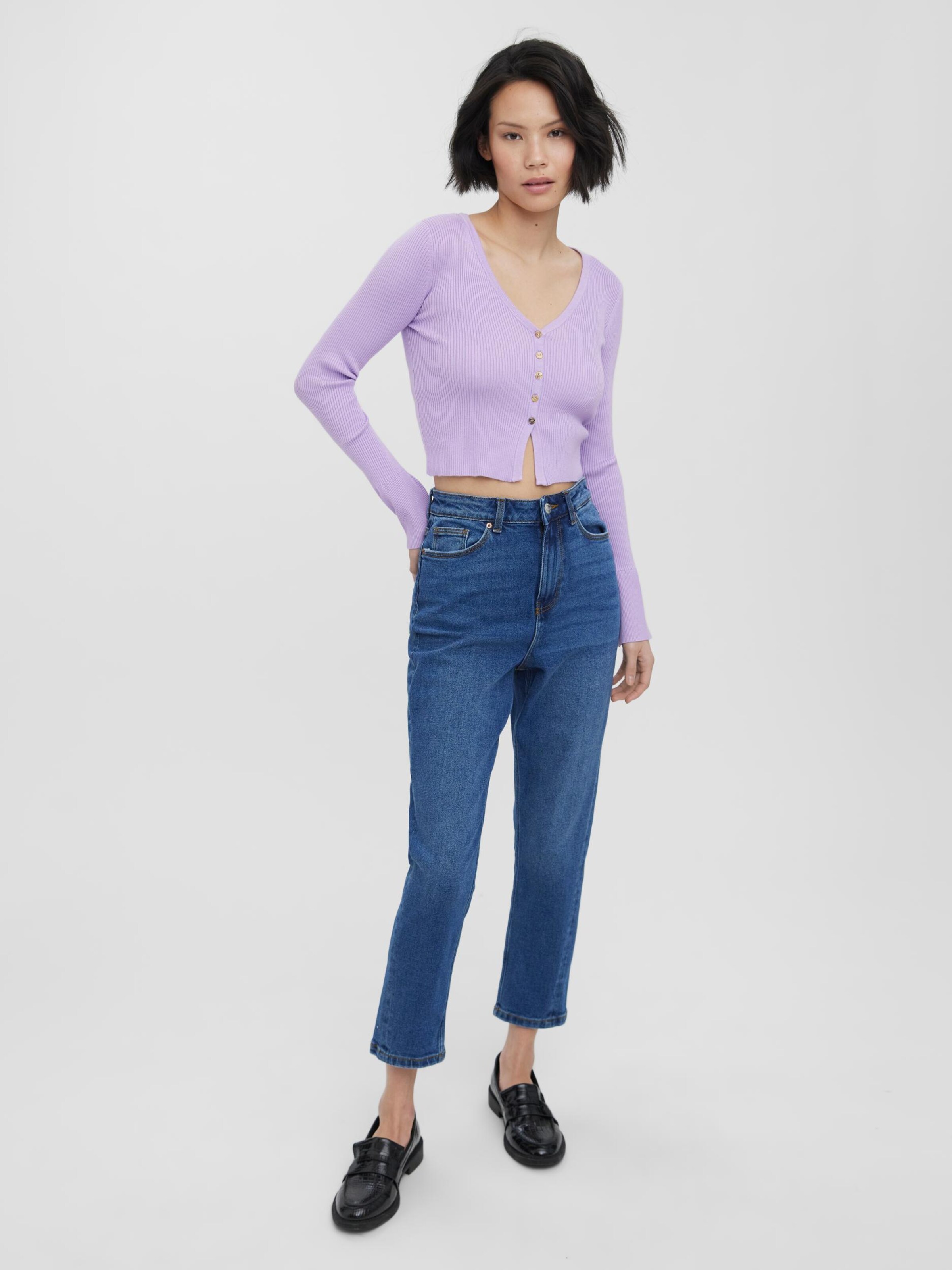 Vero Moda Cardigan 'willow' M Violet