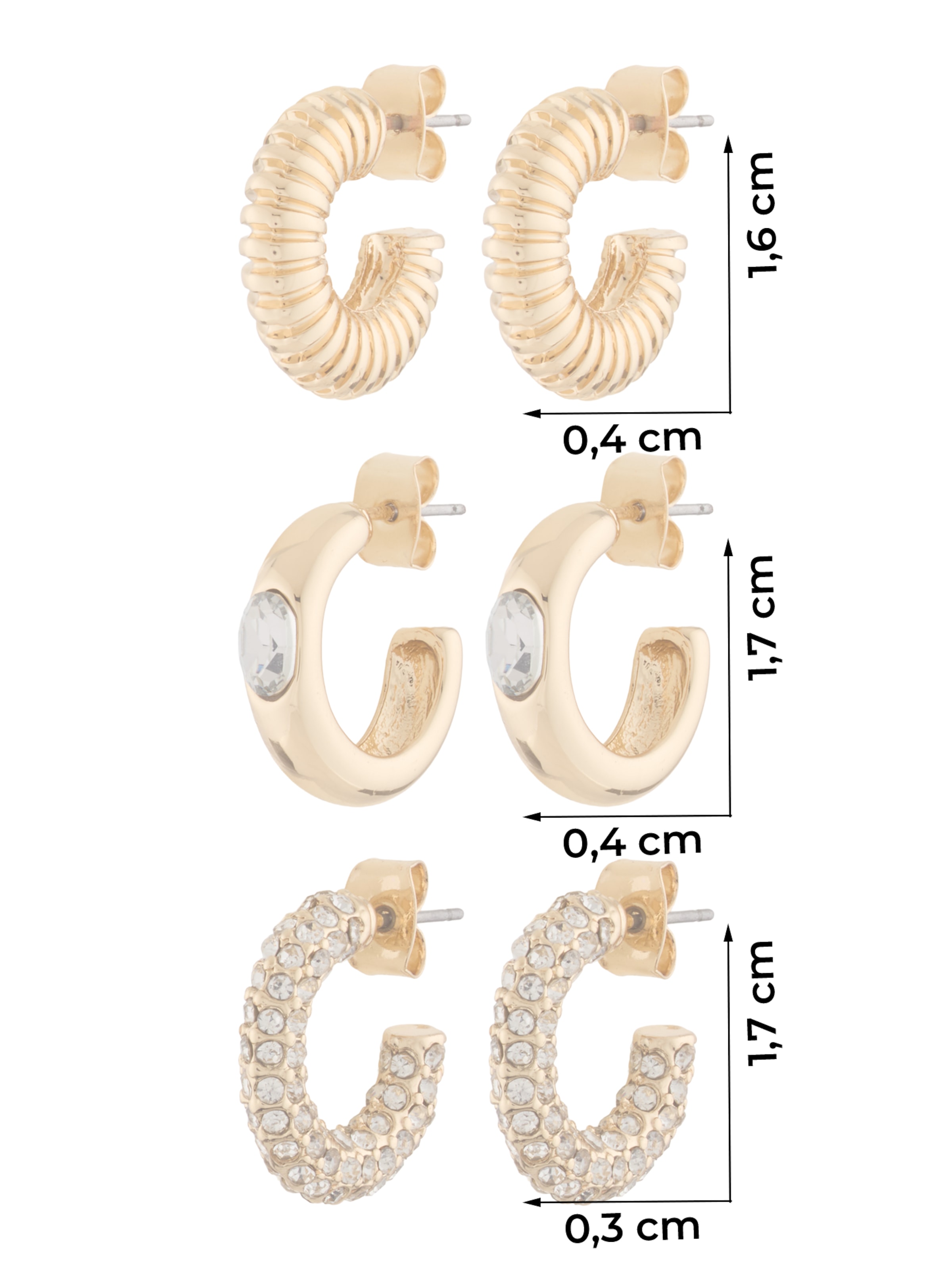 ABOUT YOU Ohrringe frauen gold one_size