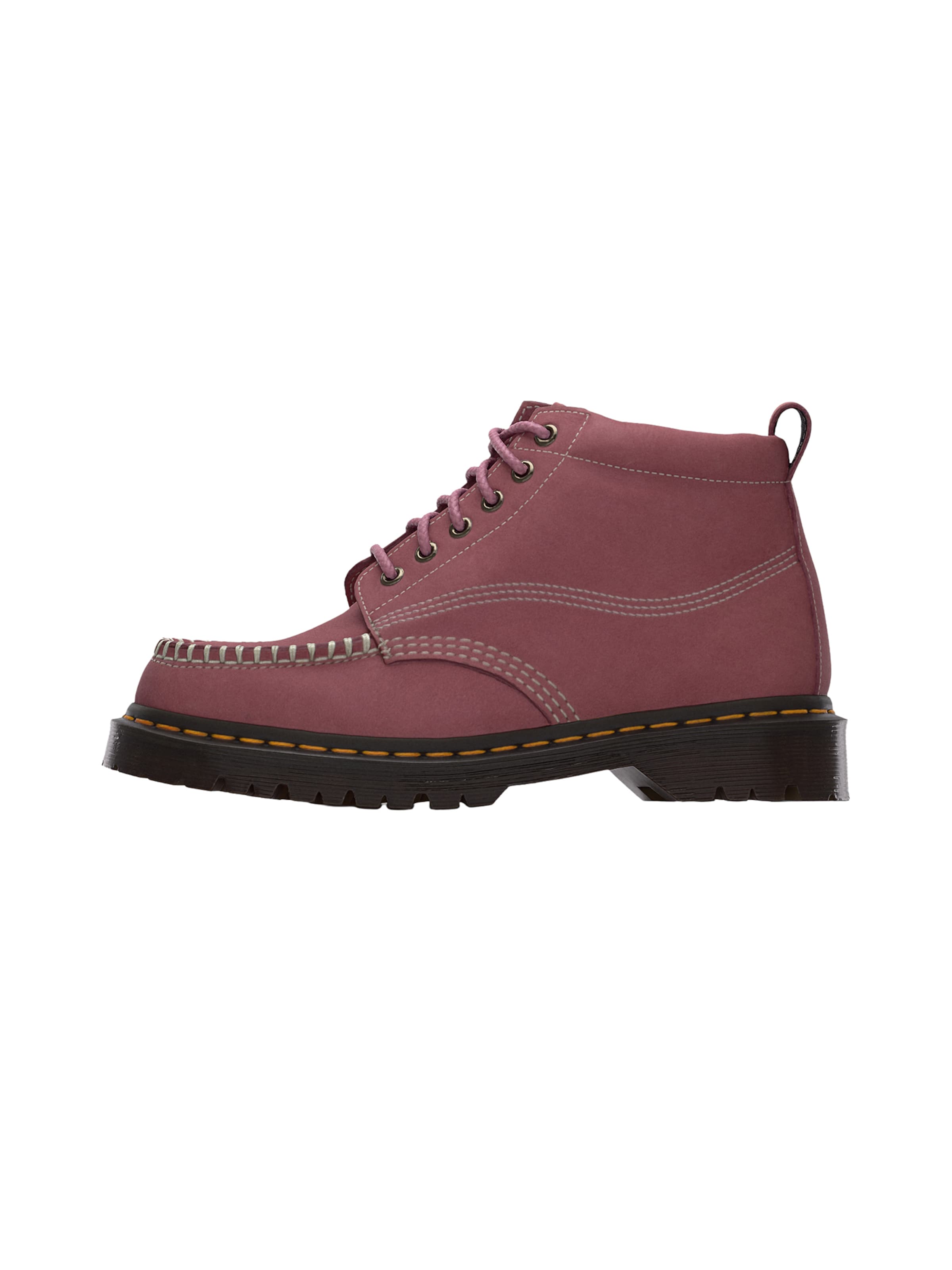 Dr. Martens Μπότες με κορδόνια 'Lowell' γυναίκες ροζ 42