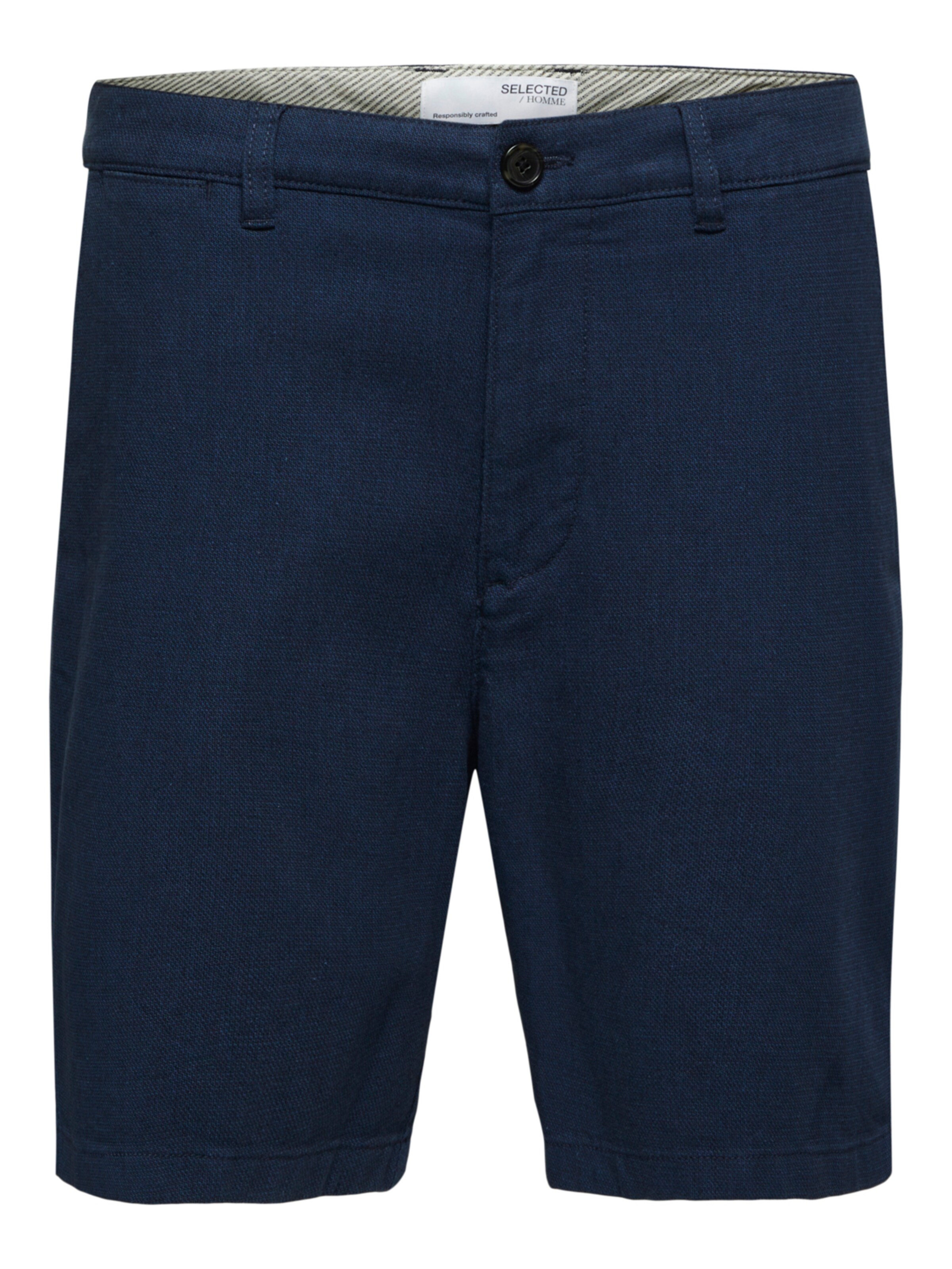 Selected Homme Pantalon Chino 34 Bleu