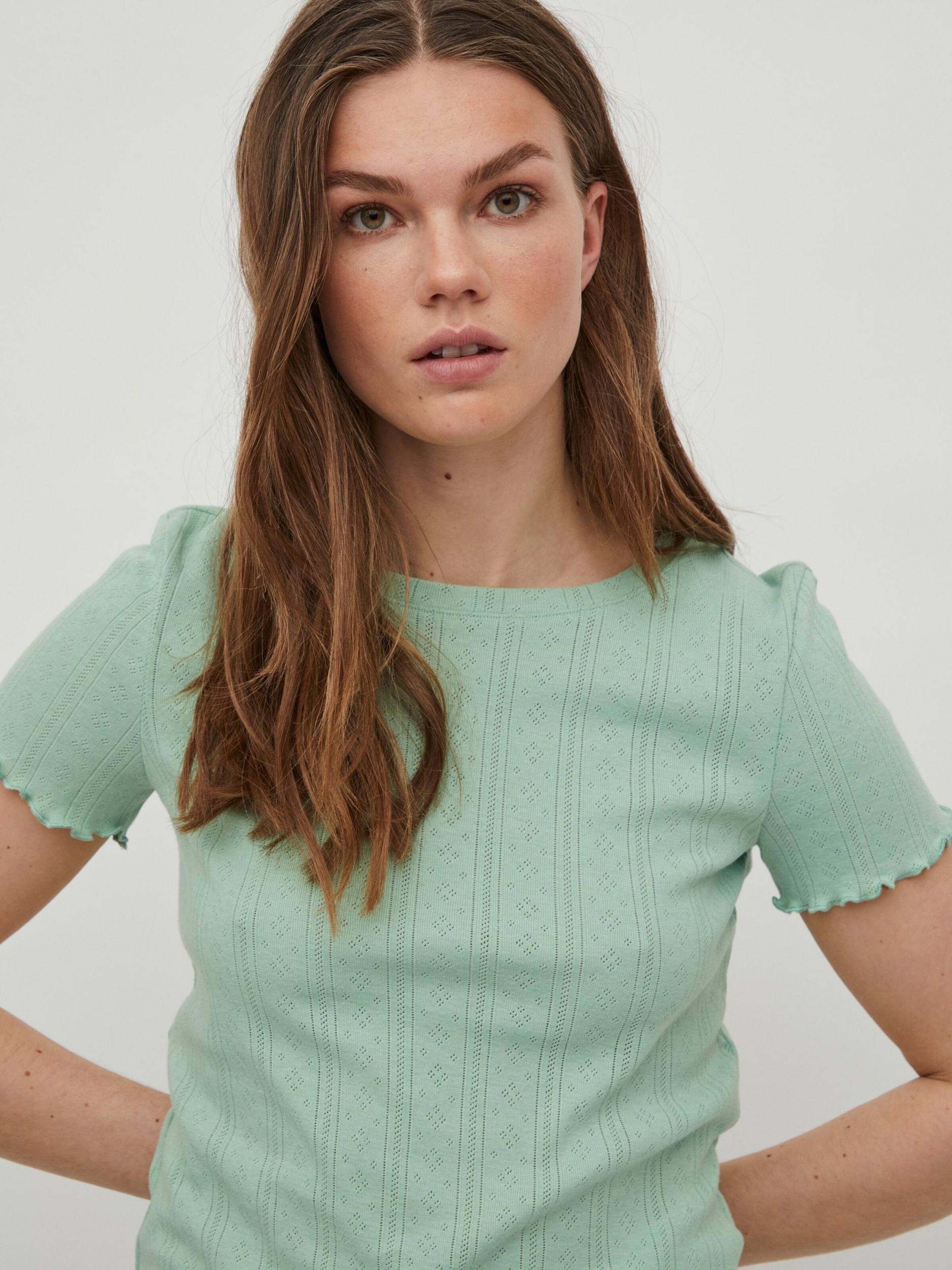 Vila T-Shirt 'pointa' L Vert