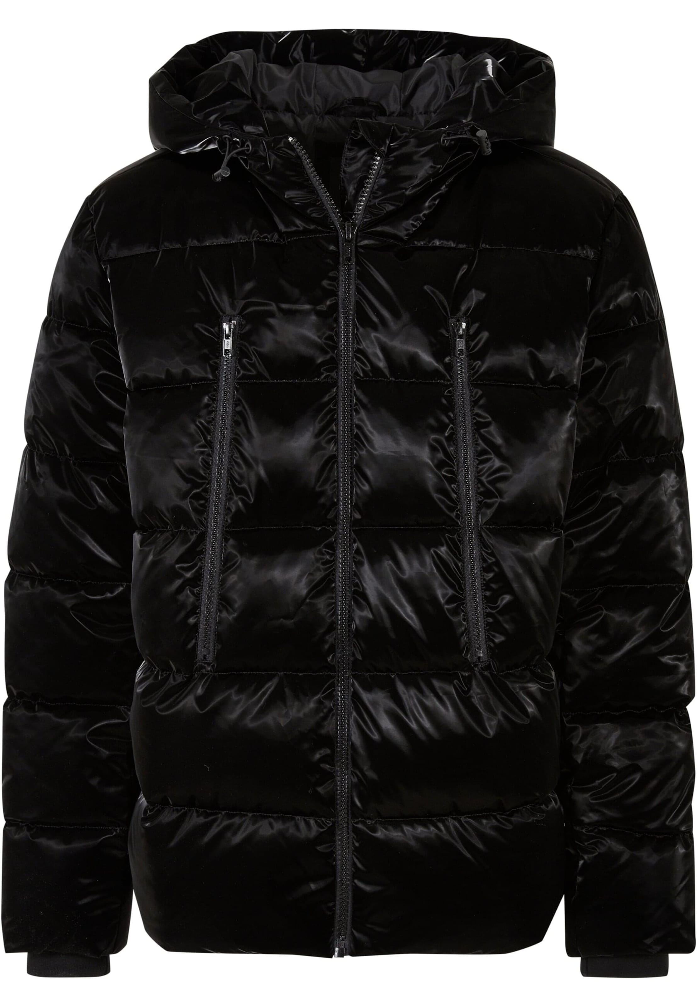 Urban Classics Geacă de iarnă bǎrați negru xl