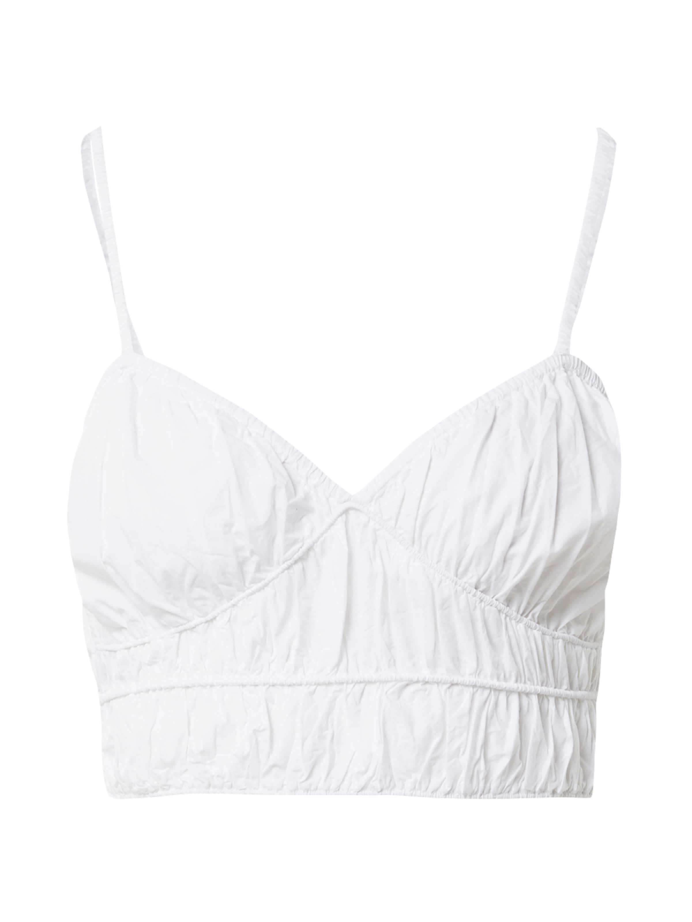 Gina Tricot Top 'Sanna' ženy biela xs