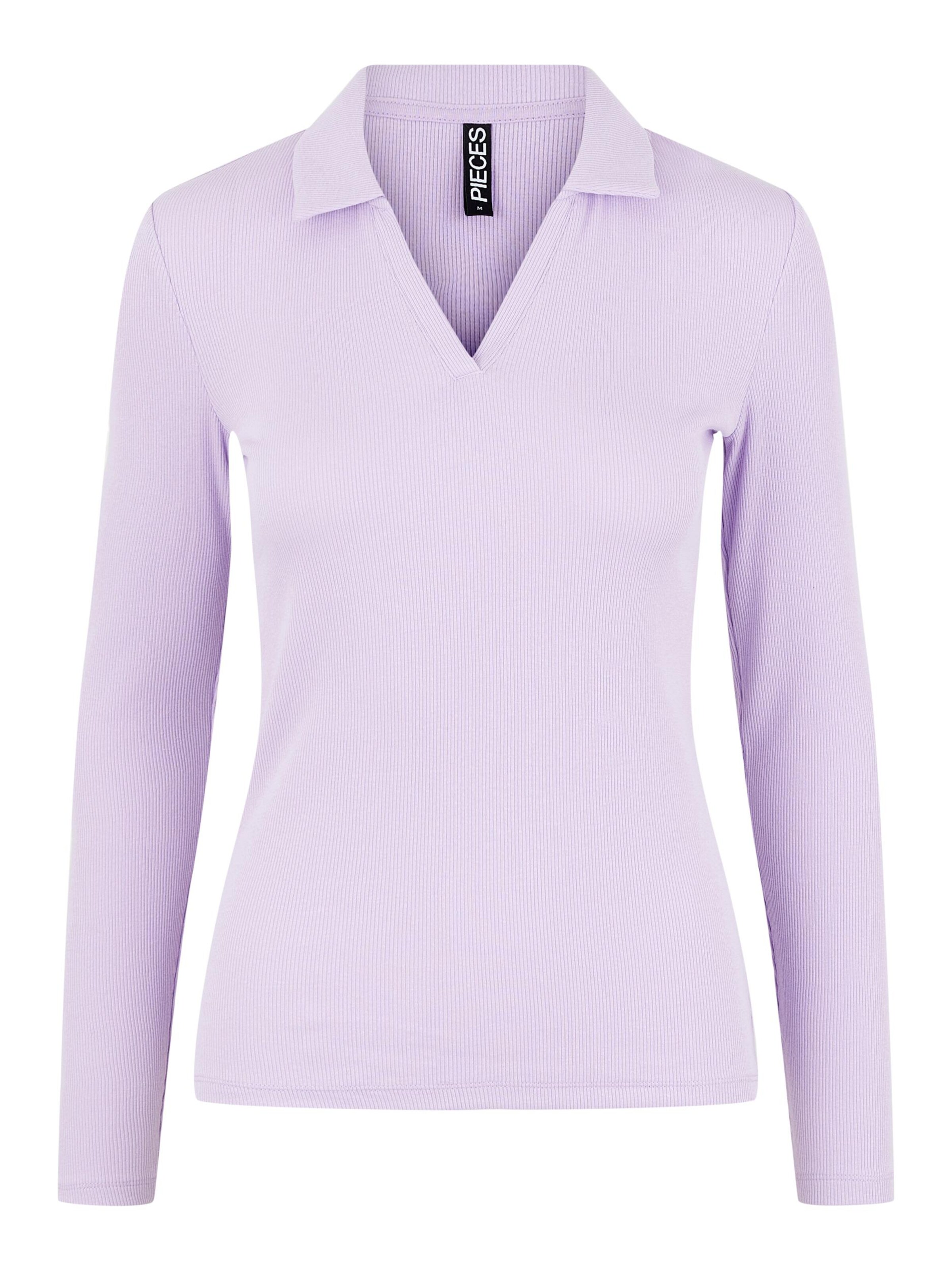 Pieces T-Shirt 'taya' M Violet
