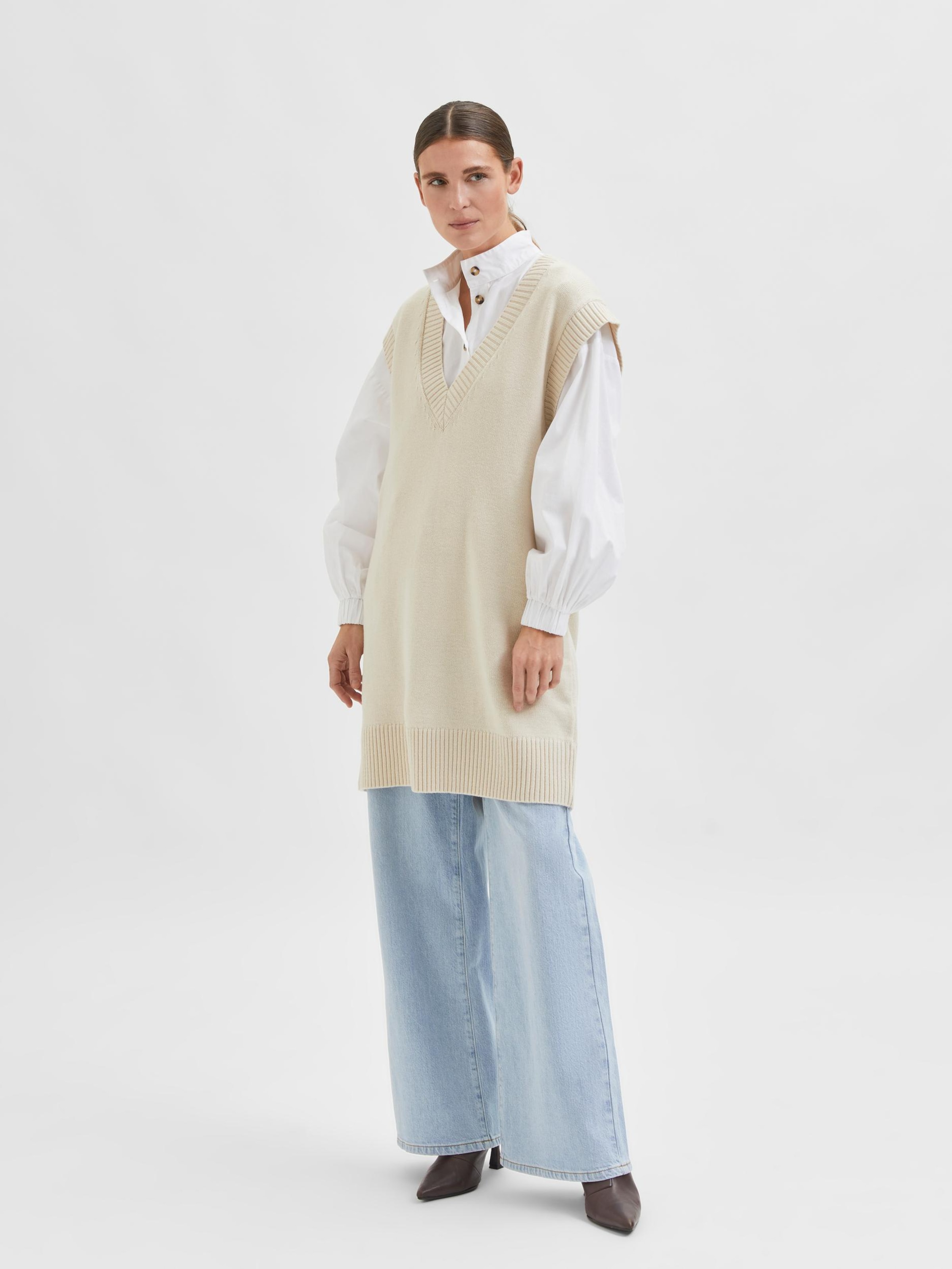 Selected Femme Pull-Over 'suvia' XS Beige