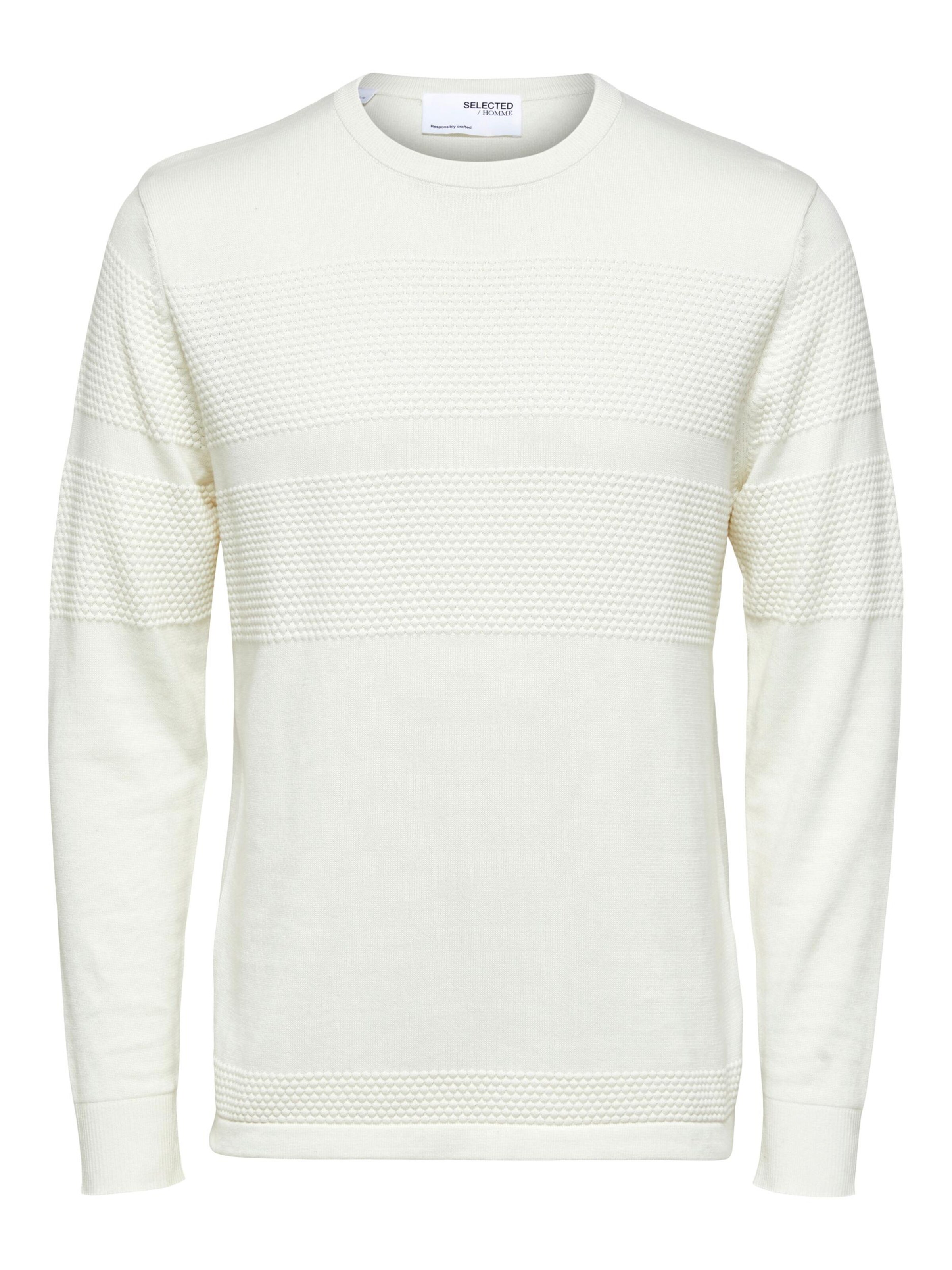 Selected Homme Pull-Over 'maine' L Blanc