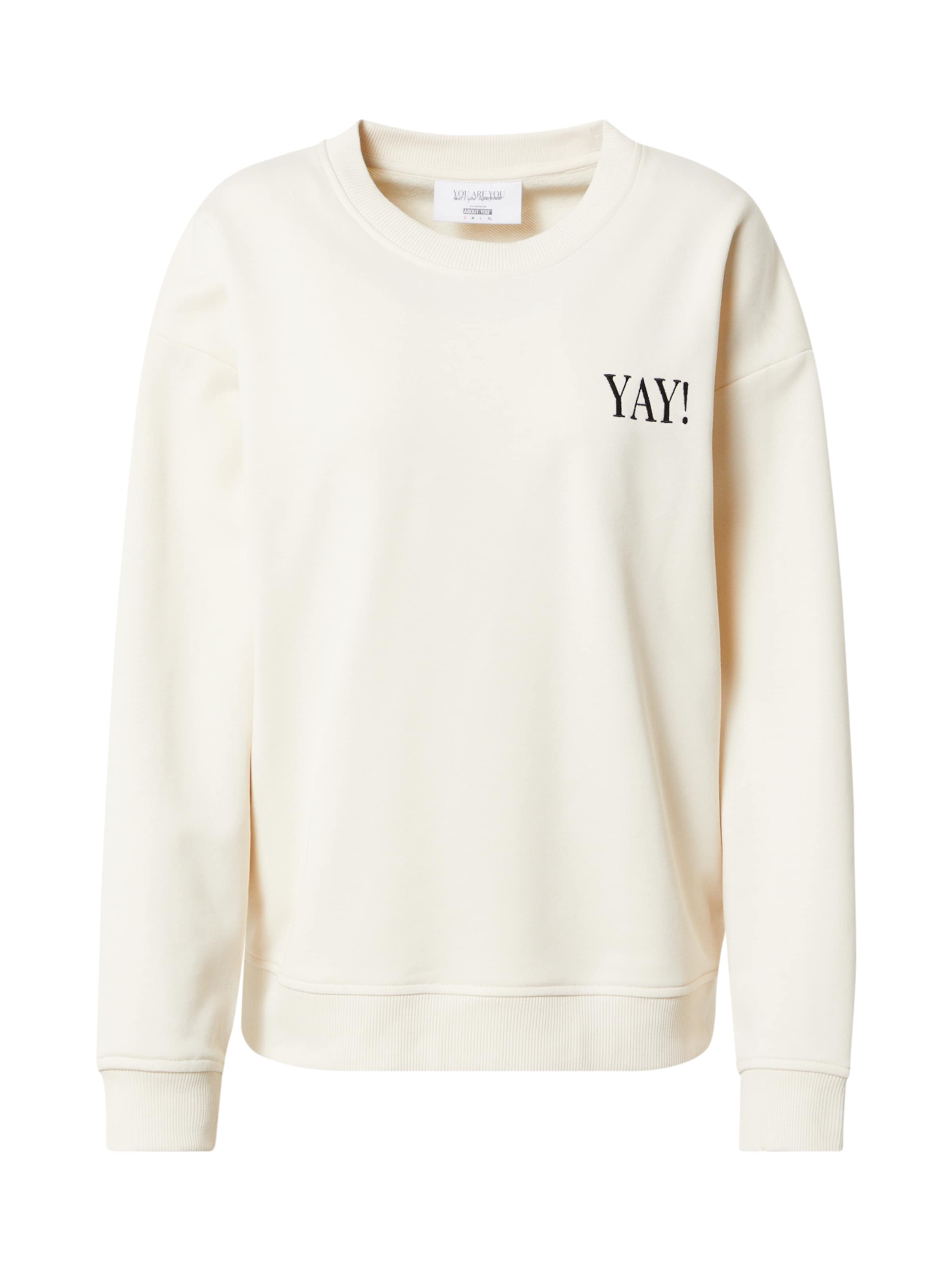 #NANDINI x NovaLanaLove Bluză de molton 'Yay' femei bej s