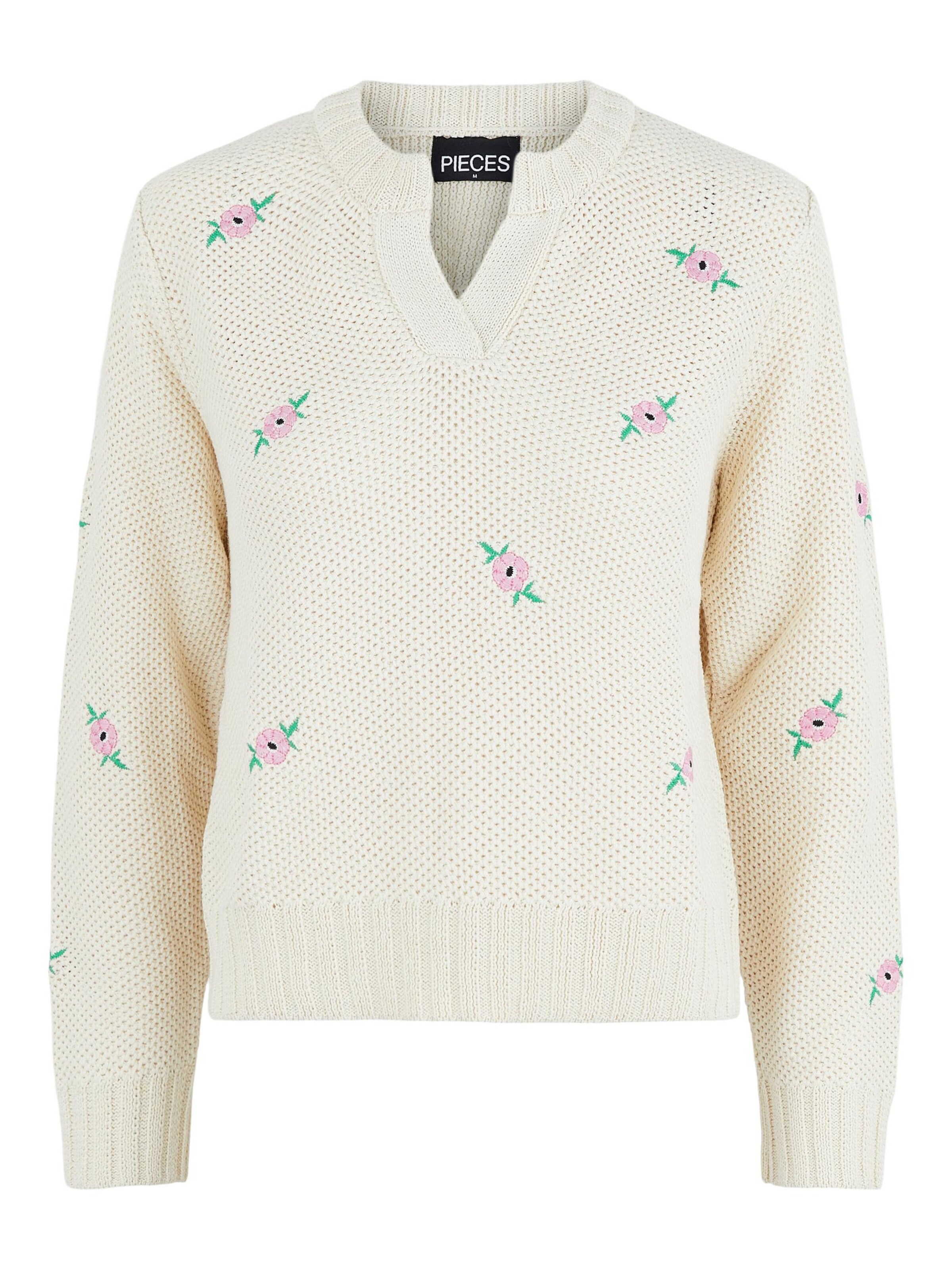 Pieces Pull-Over 'viola' L Blanc