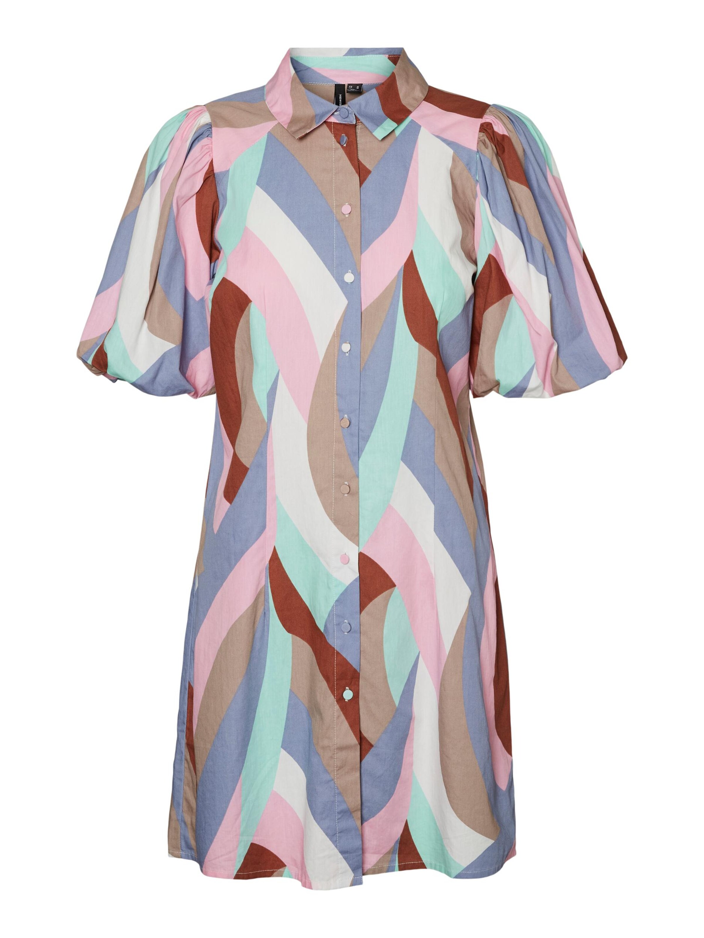 Vero Moda Robe-Chemise 'riley' 38 Mélange De Couleurs