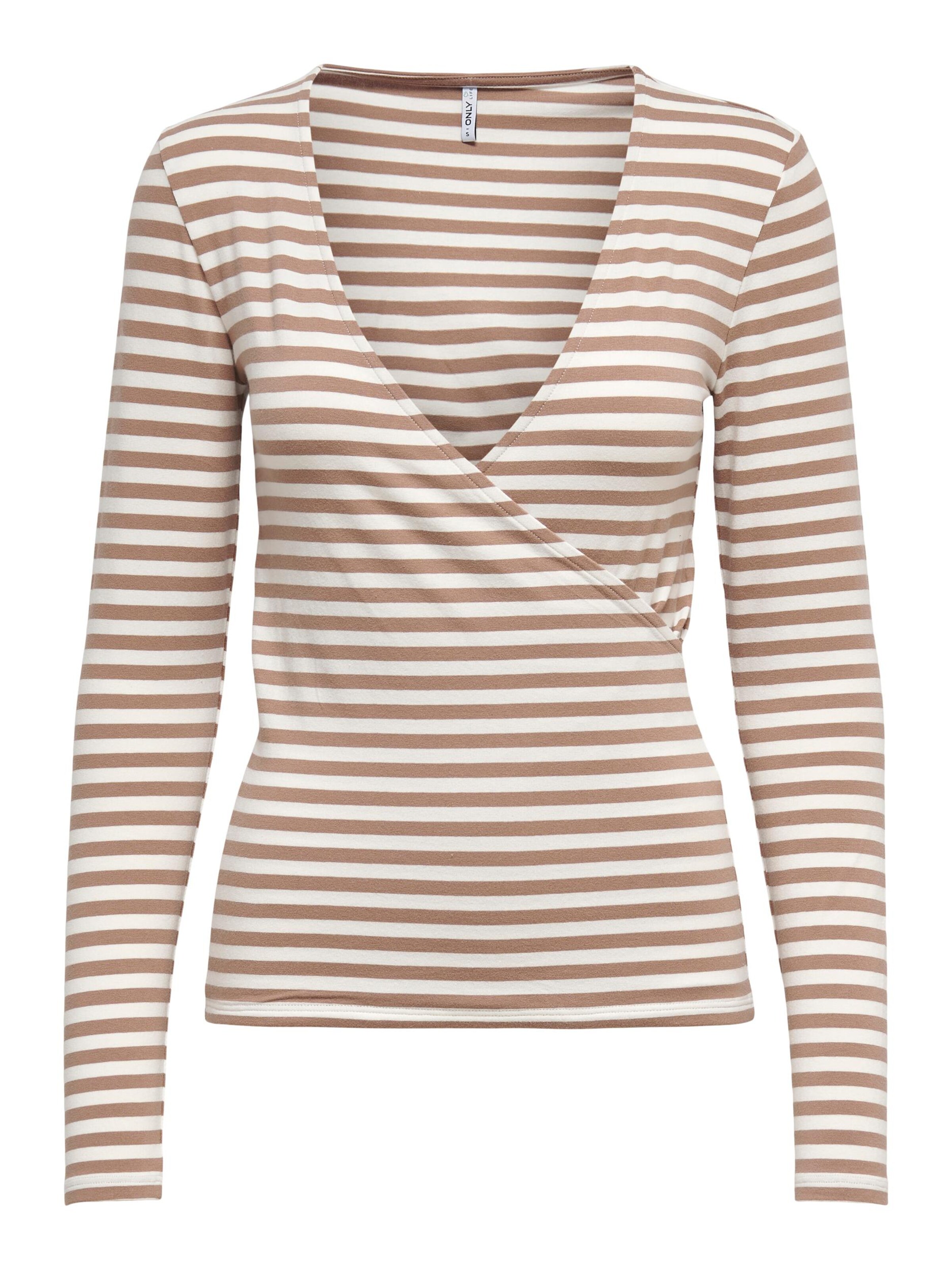 Only T-Shirt 'joy' L Marron