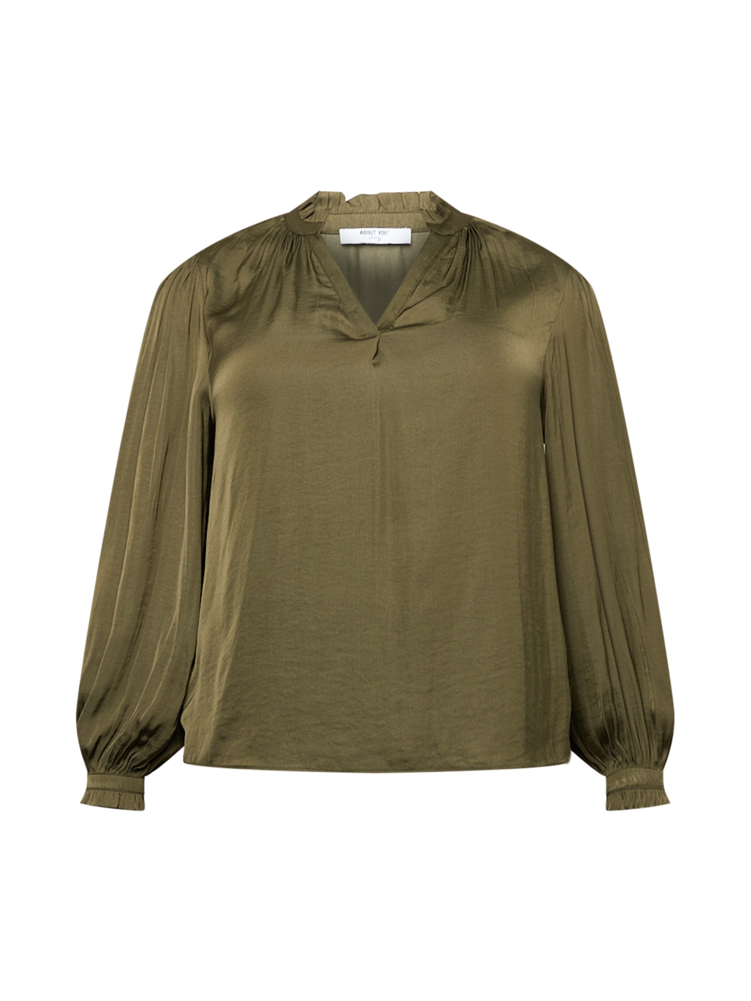 ABOUT YOU Curvy Blusa 'Lorain' homens gruen 6xl