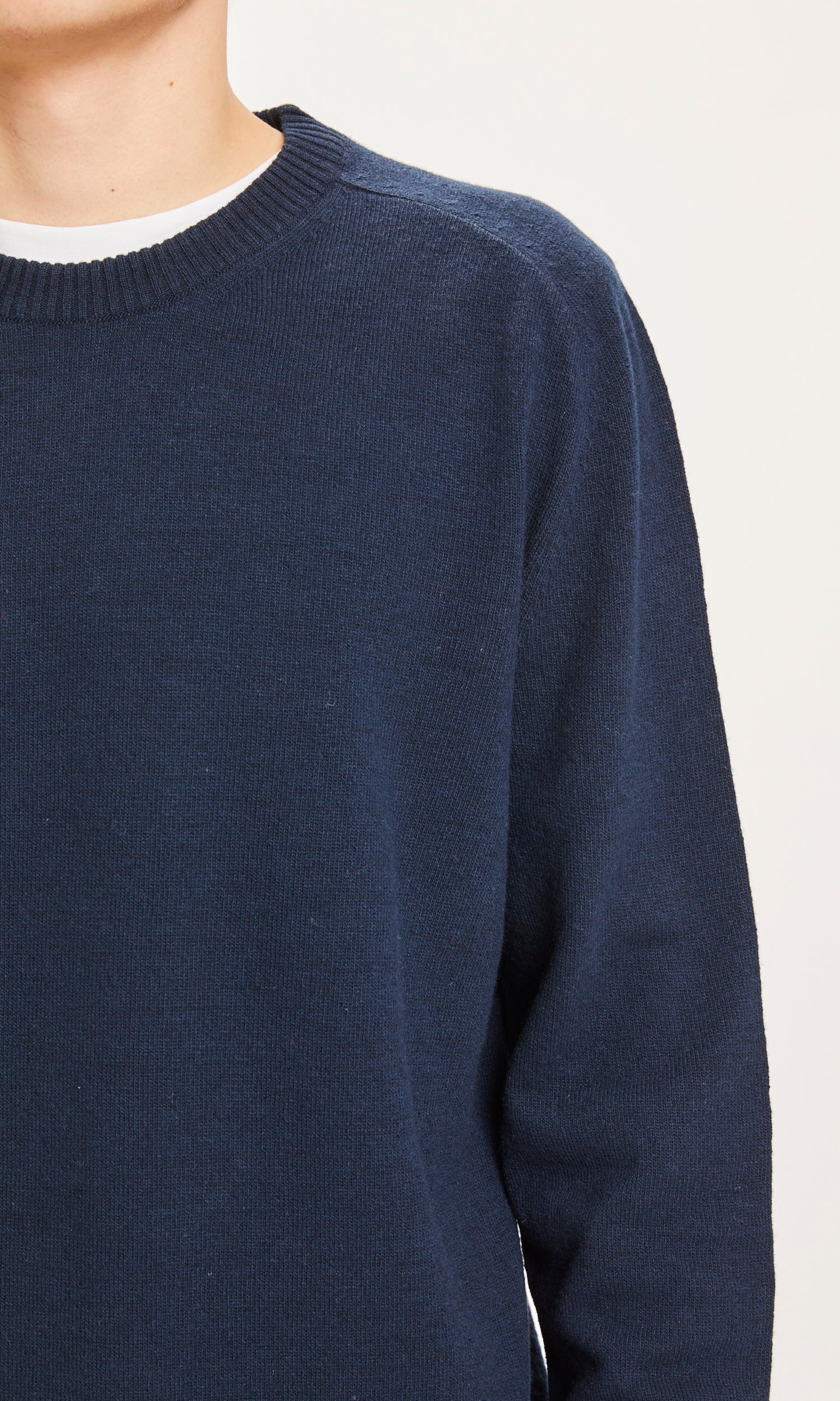 Knowledgecotton Apparel Pull-Over 'field' S Bleu