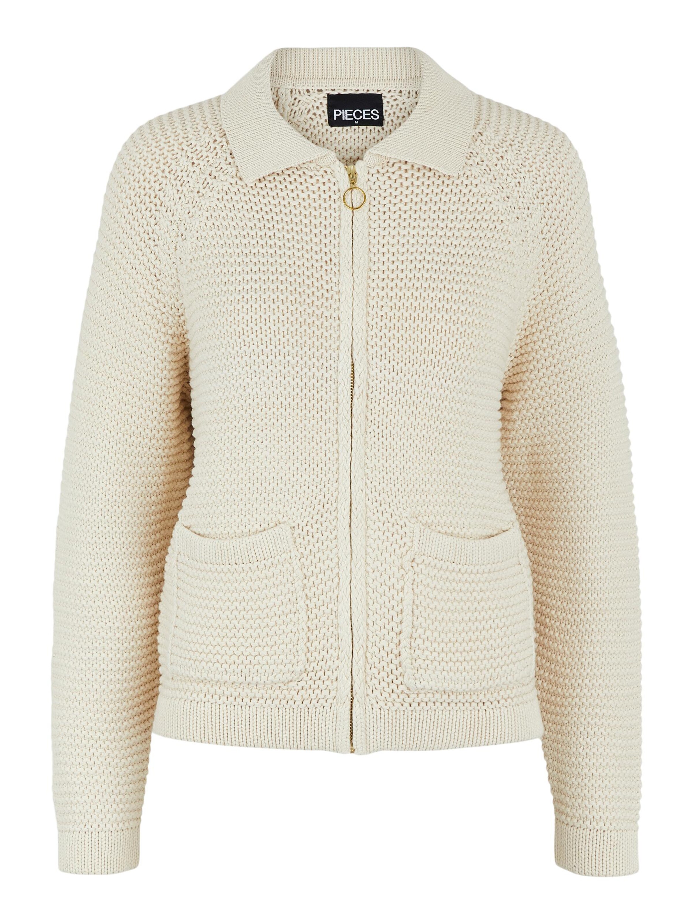 Pieces Cardigan 'khloe' L Blanc