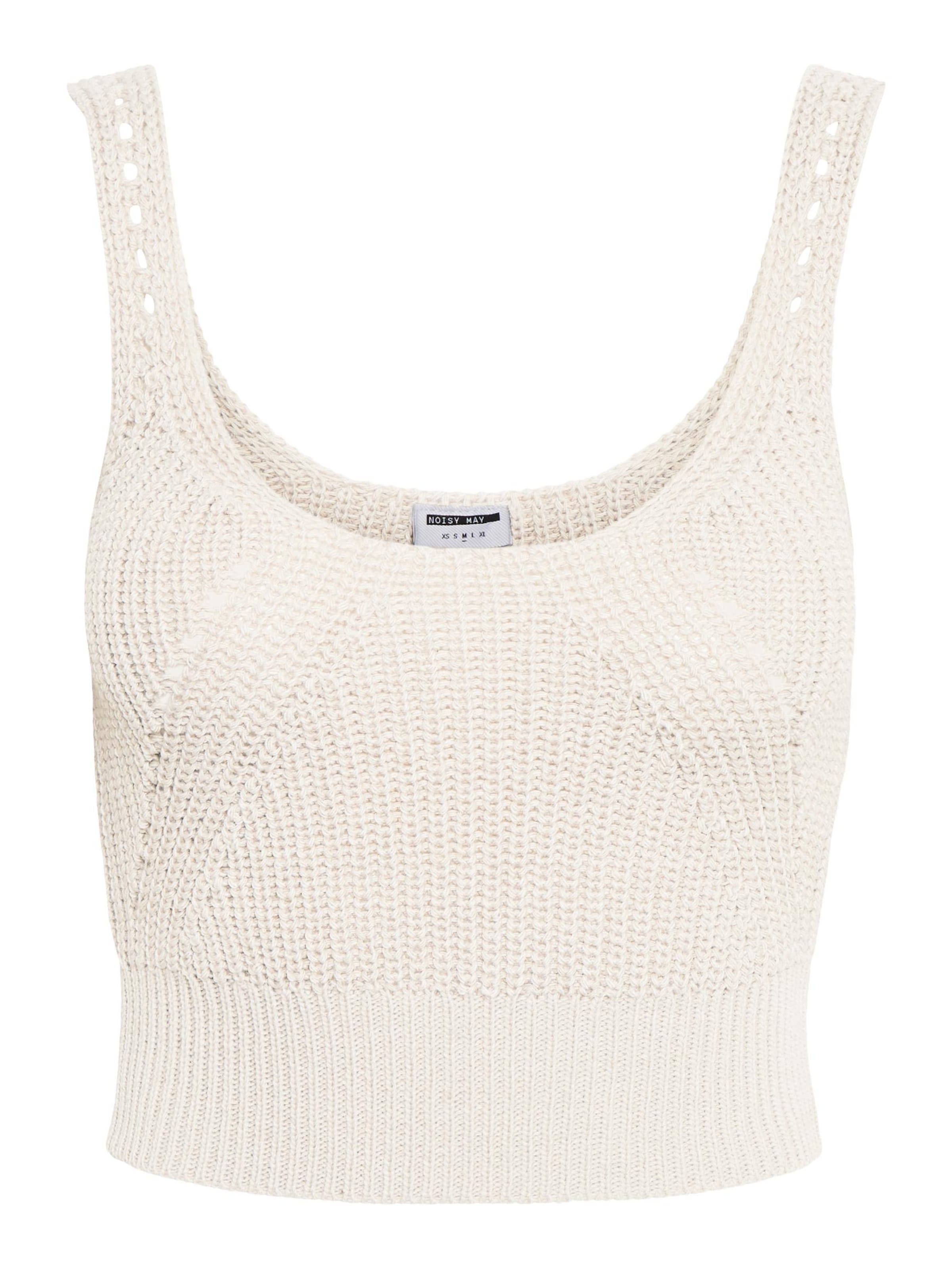 Noisy May Tops En Tricot 'alonso' L Blanc