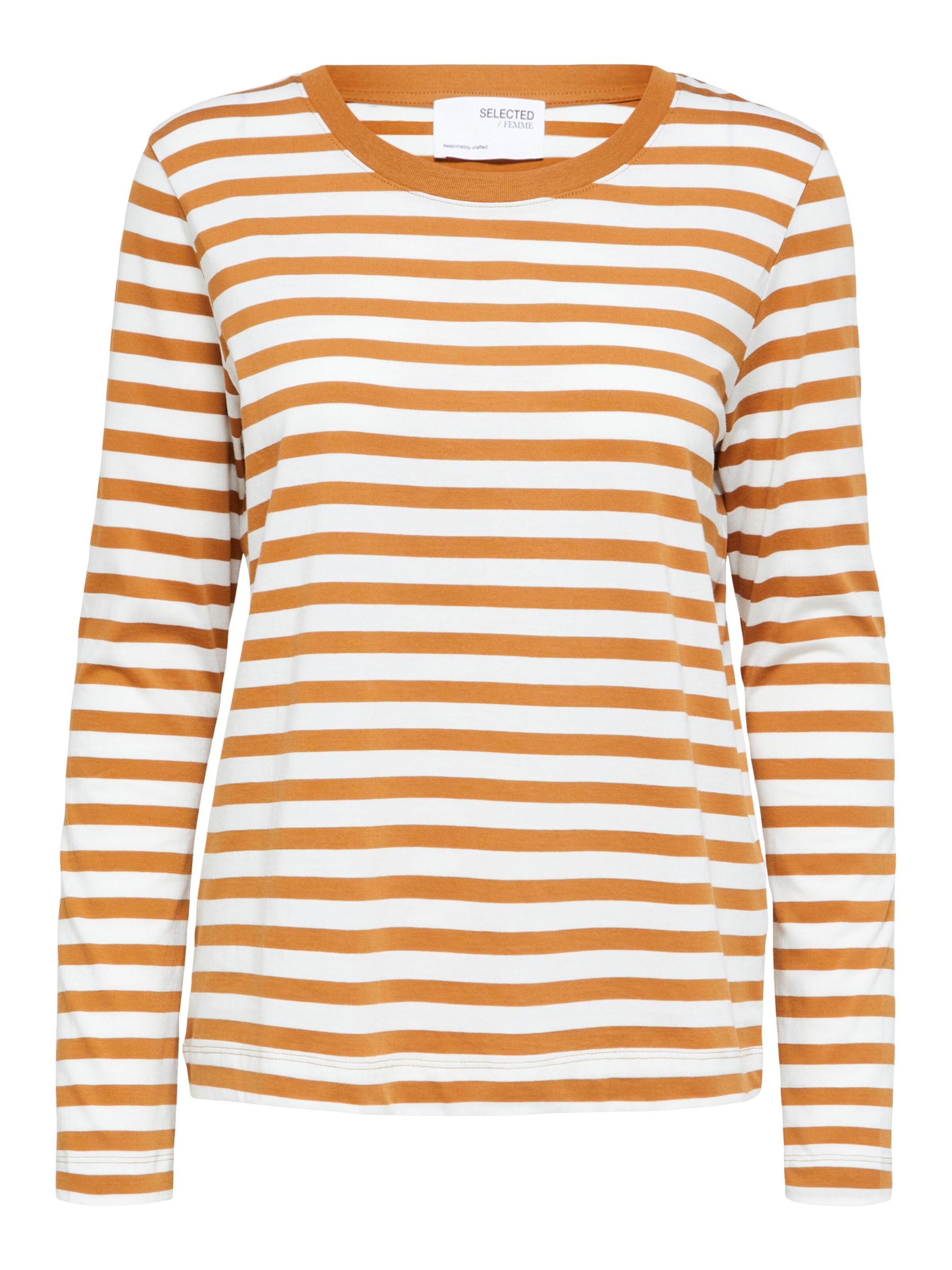 Selected Femme T-Shirt L Marron