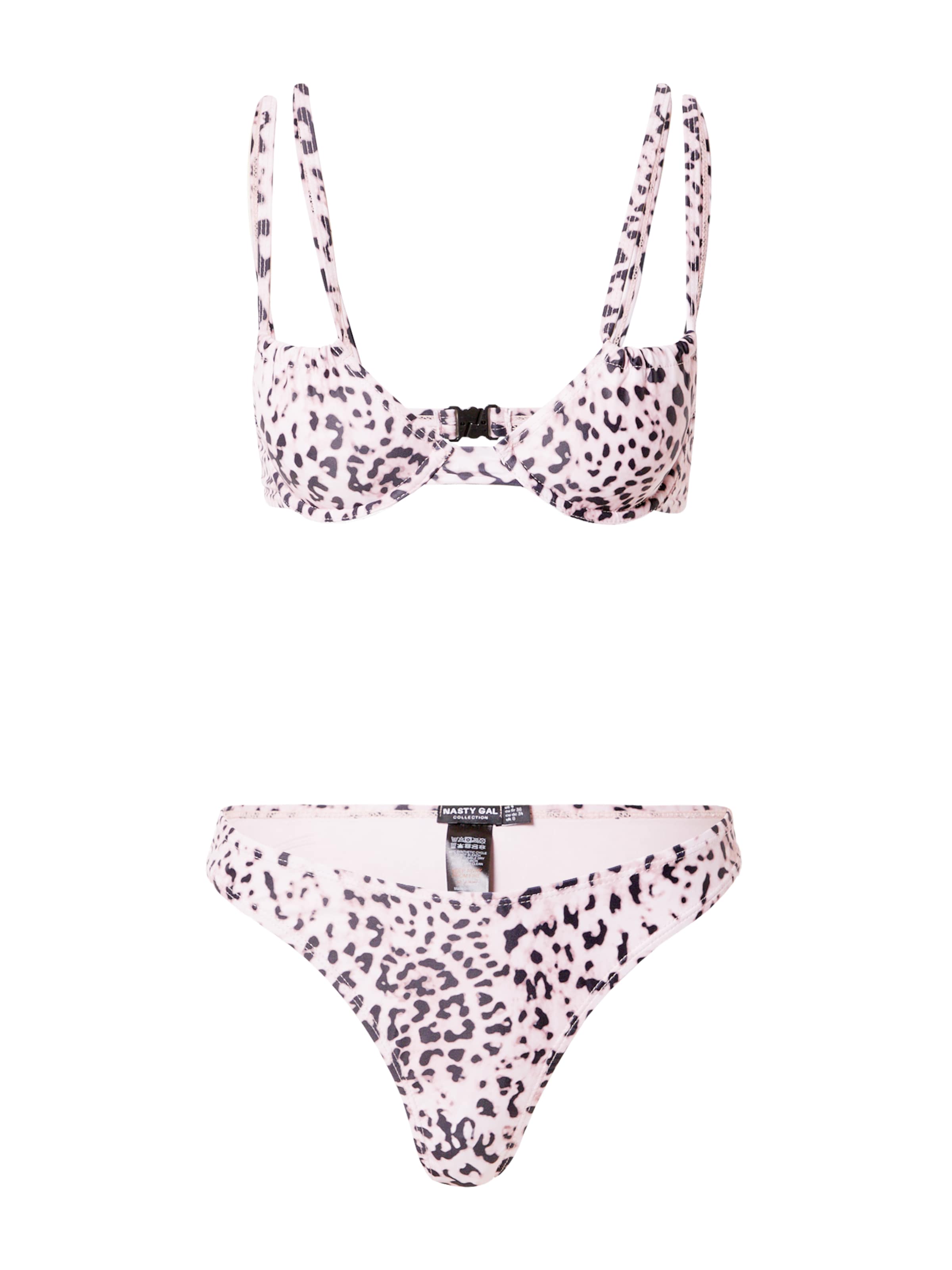 Nasty Gal Costum de baie două piese femei roz xxs