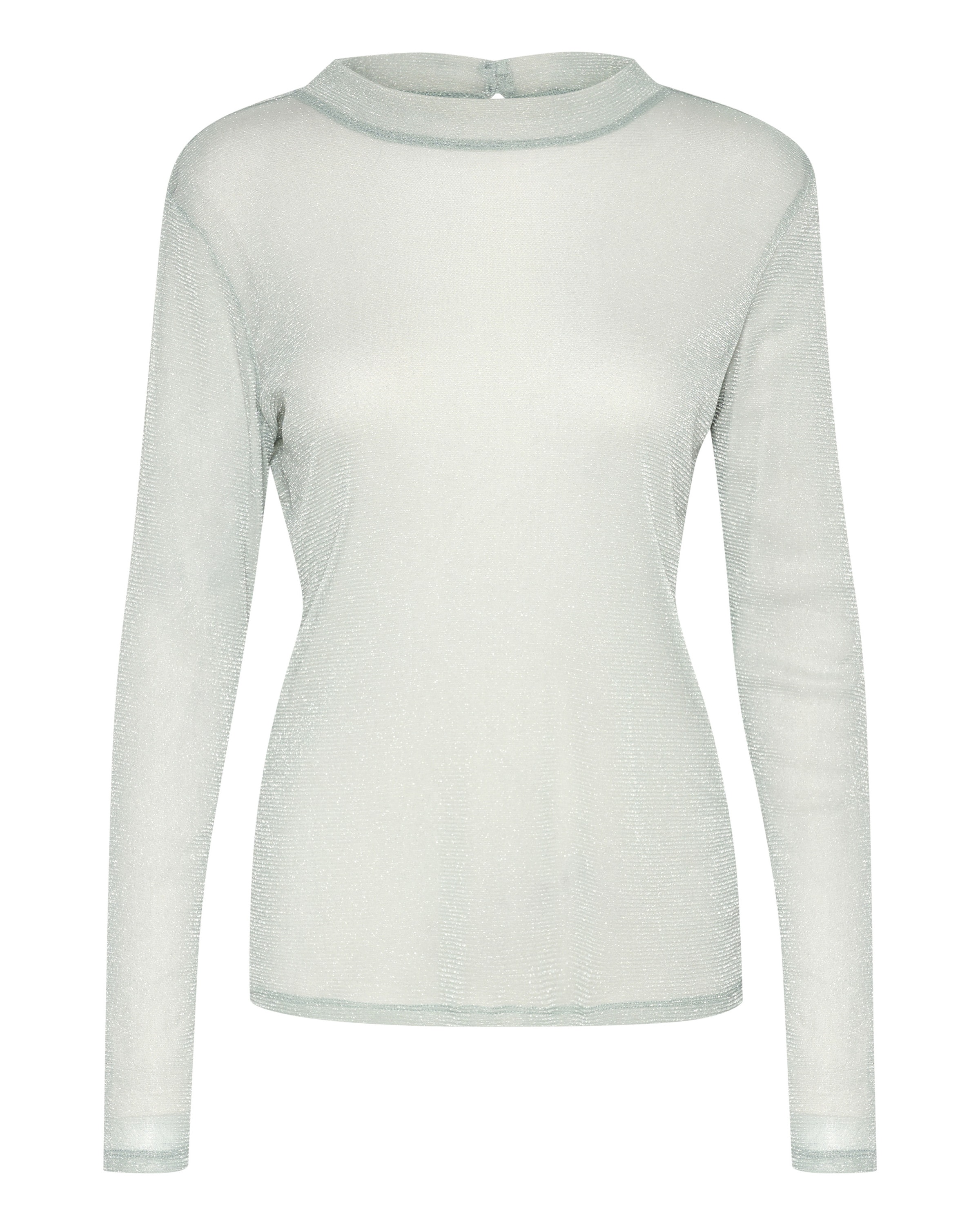 SAINT TROPEZ Tričko 'SZ Delila' ženy strieborná xl