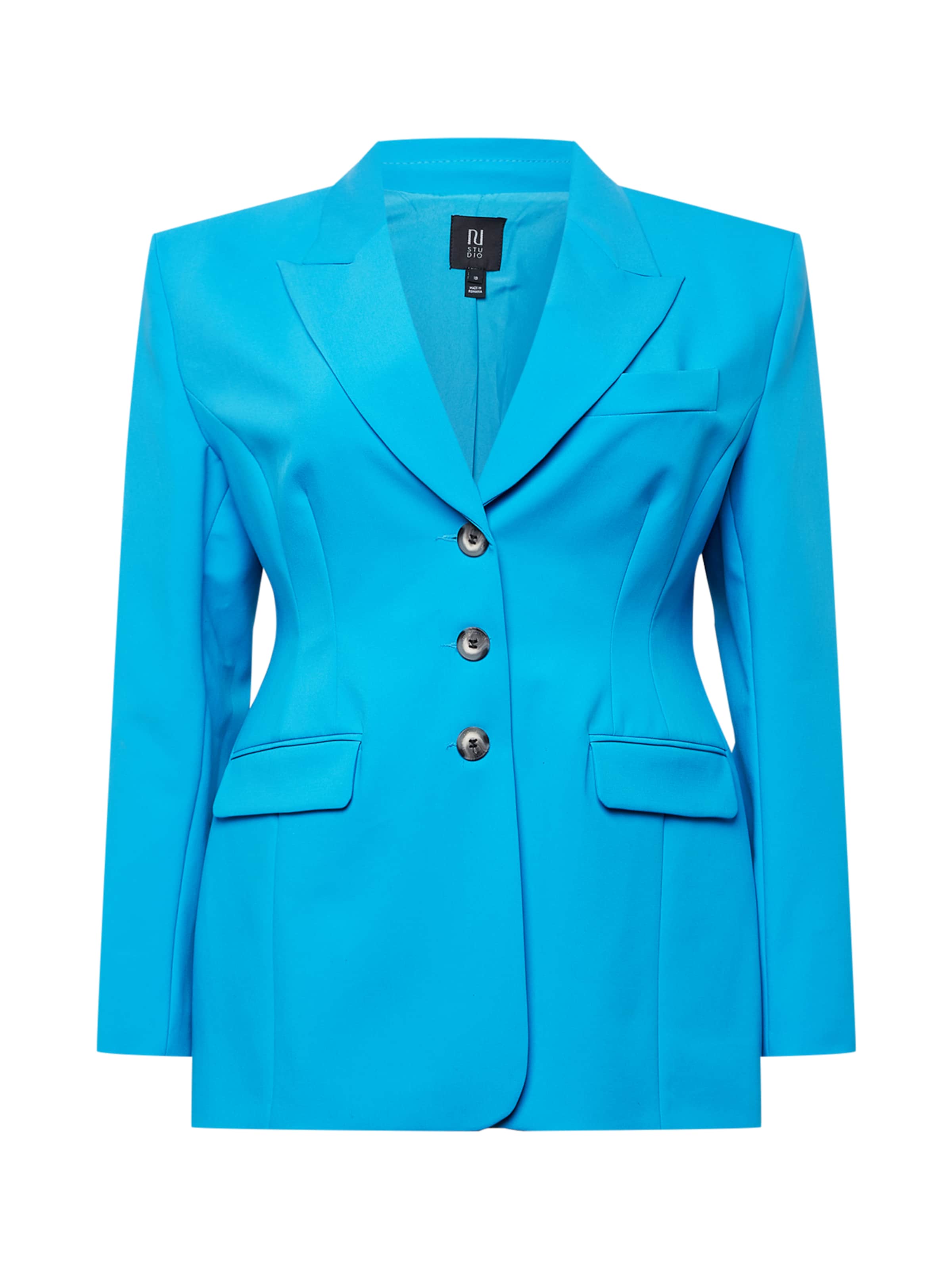 River Island Plus Sacou femei albastru 34