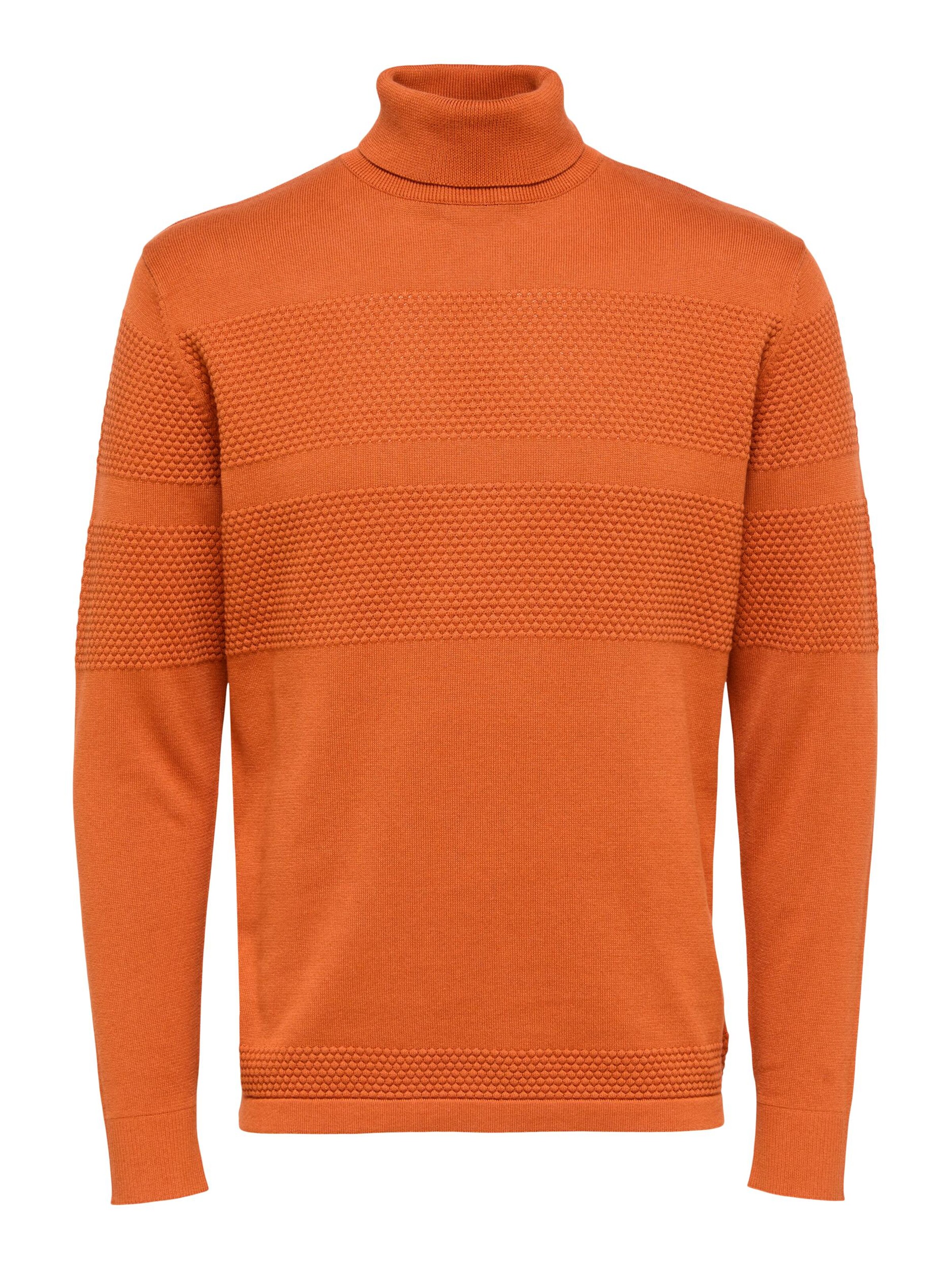 Selected Homme Pull-Over 'maine' L Orange