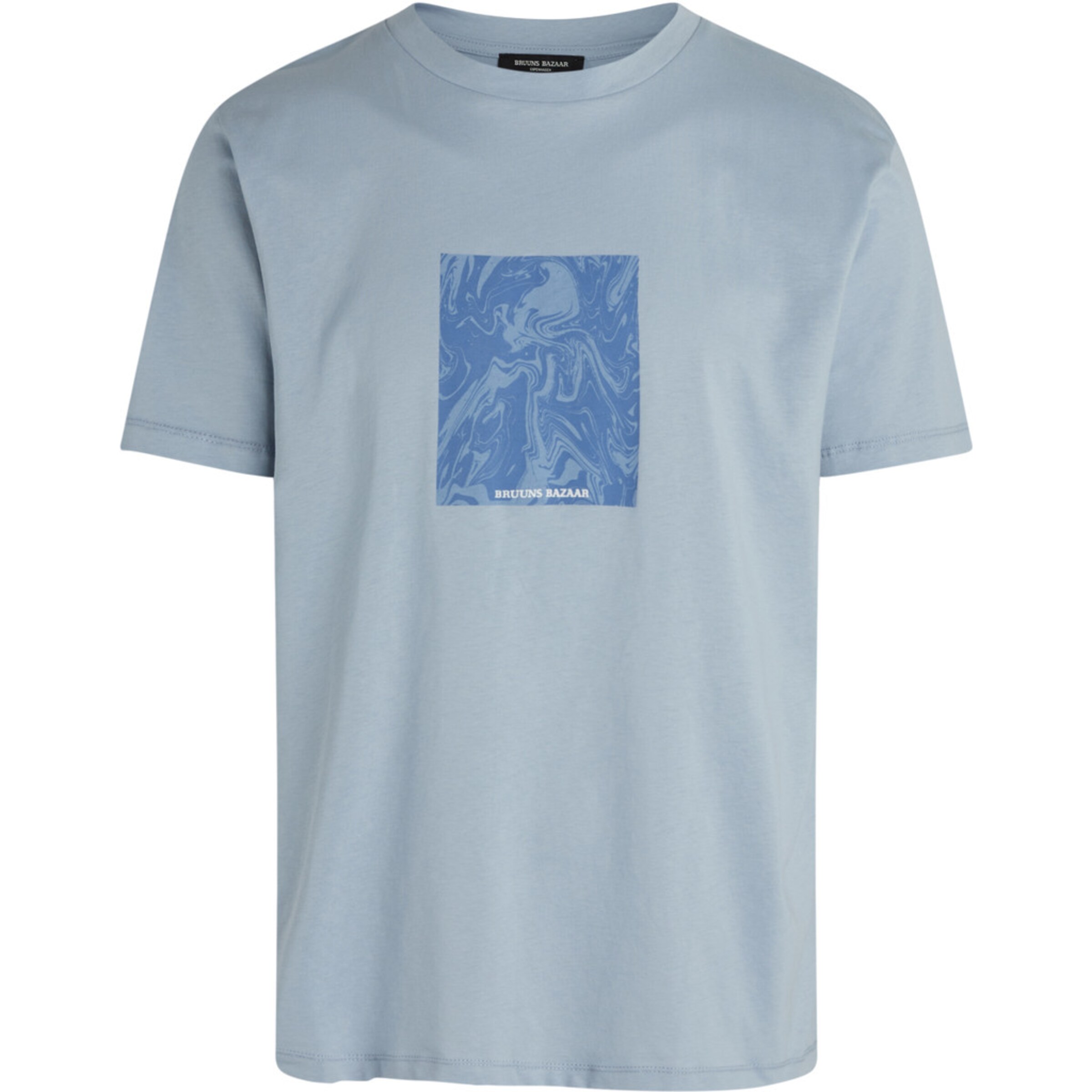 Bruuns Bazaar T-Shirt 'gus Ice' S Bleu