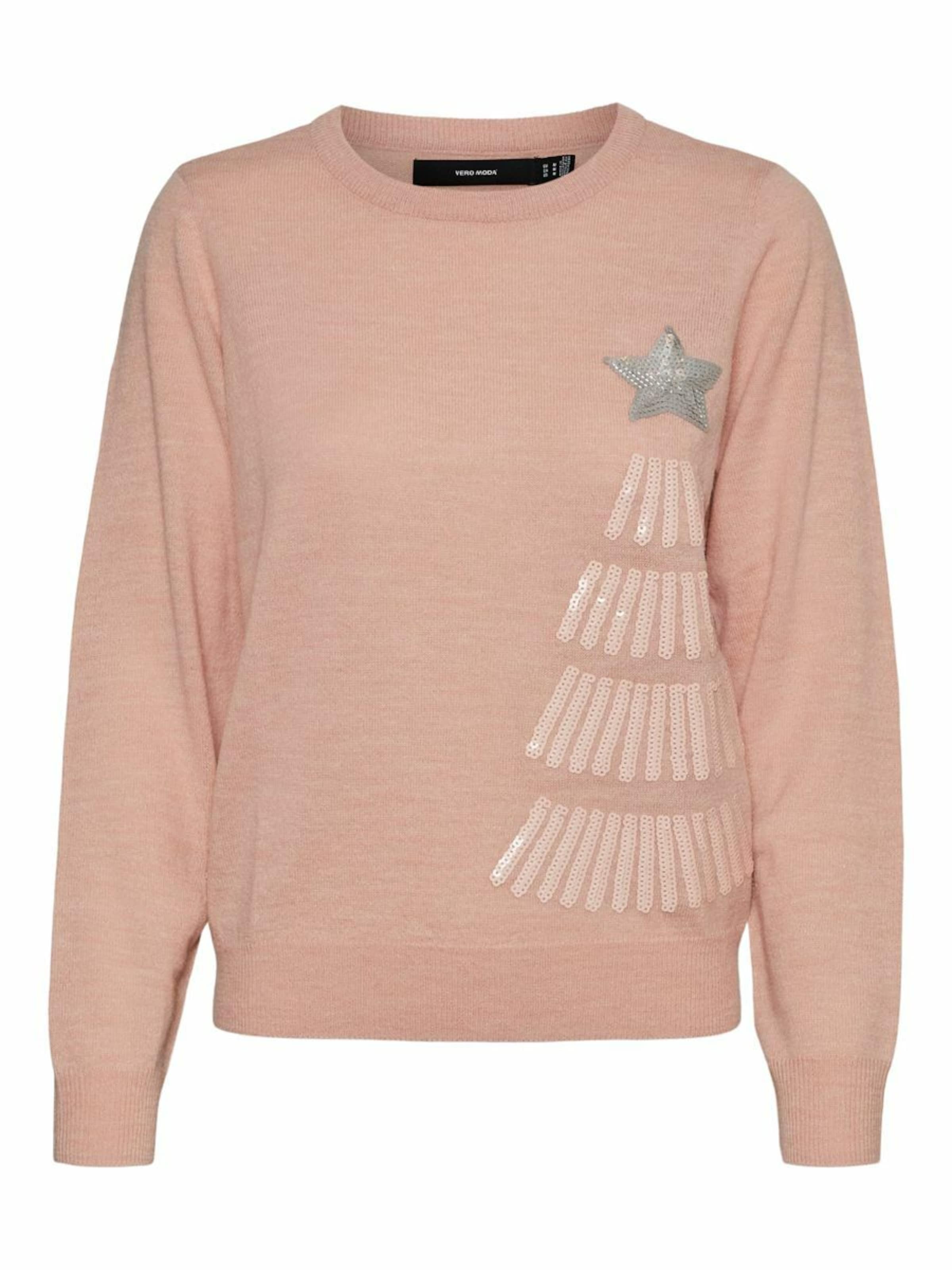 VERO MODA Sveter 'Tree' ženy oranžová xs