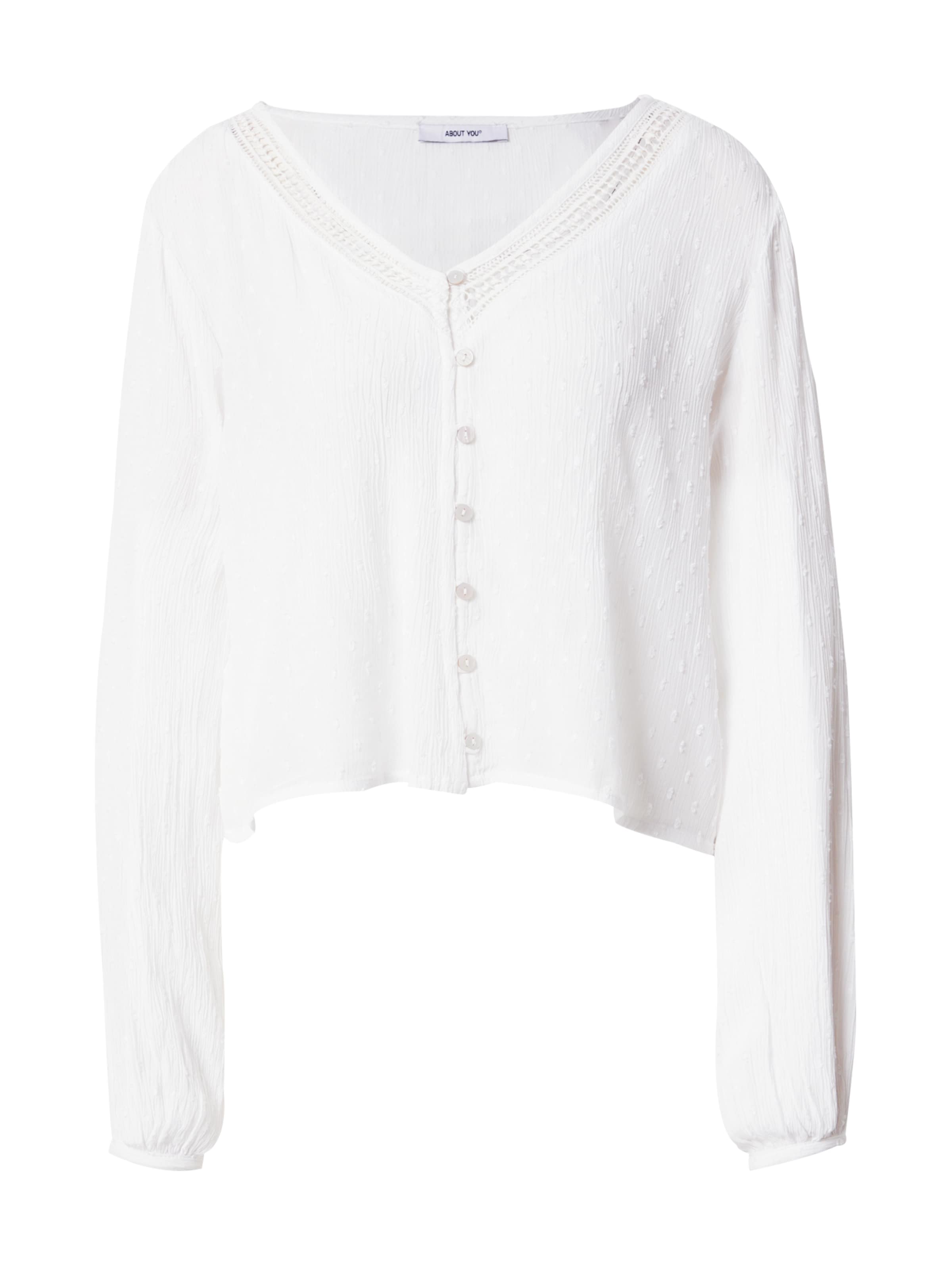 ABOUT YOU Blouse 'Pia' dames weiss xs