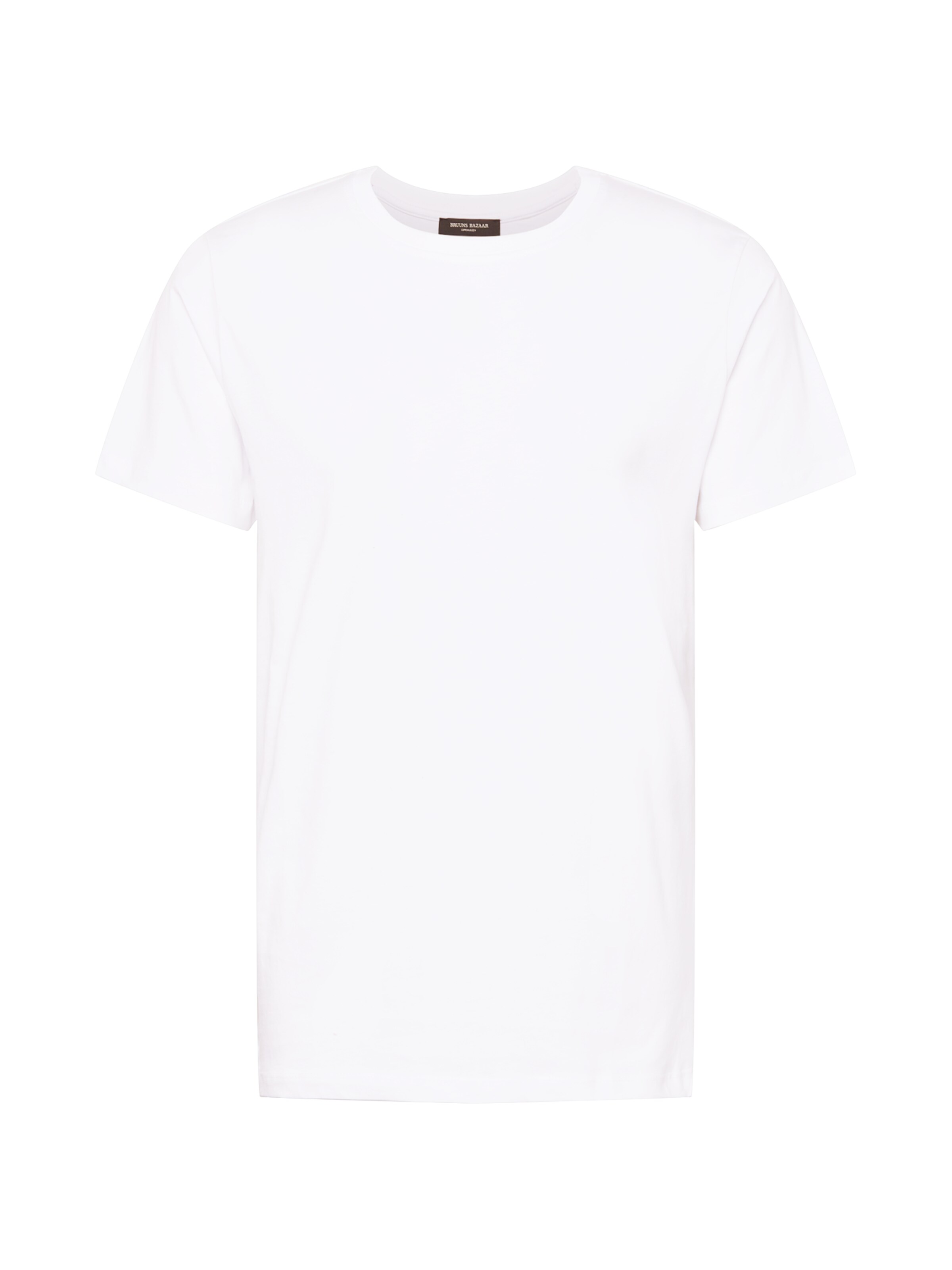 Bruuns Bazaar T-Shirt 'gustav' S Blanc