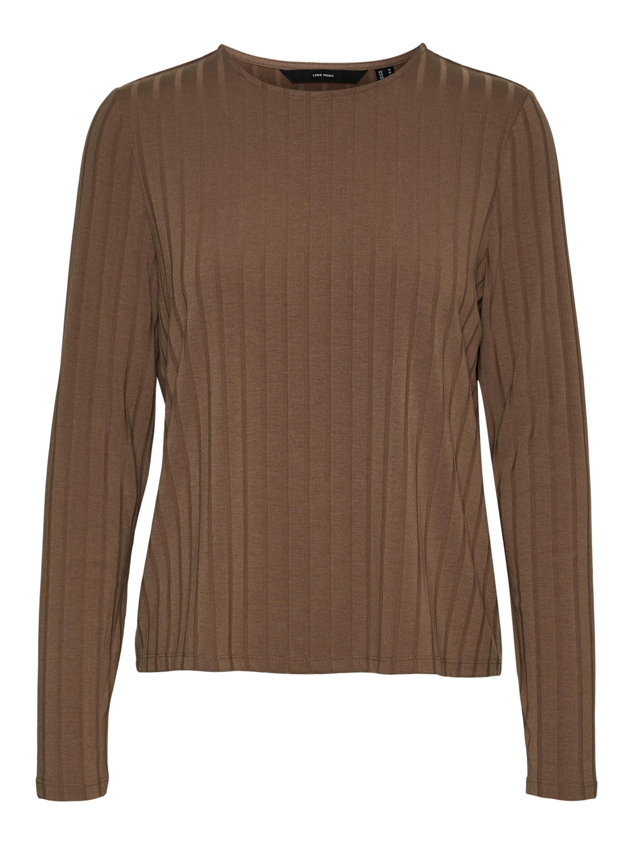Vero Moda T-Shirt 'aggi' L Marron