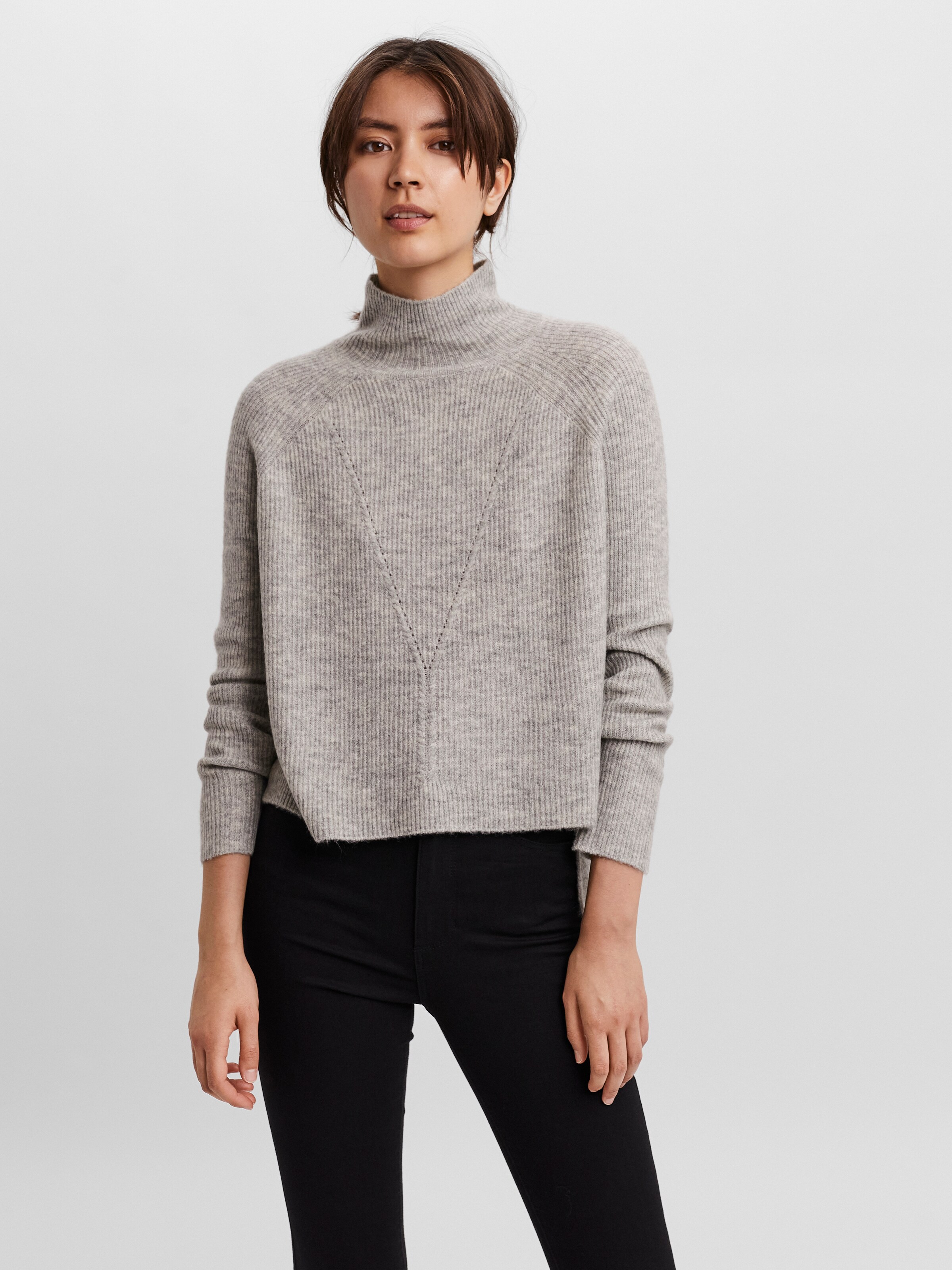 Vero Moda Pull-Over 'ragnhild' L Gris