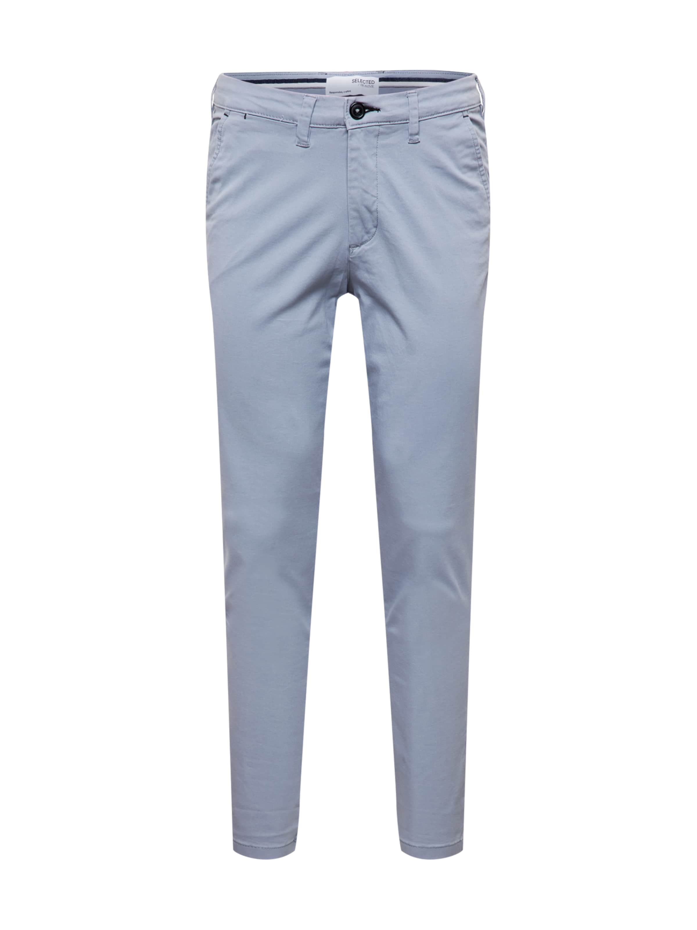 Selected Homme Pantalon Chino 'miles' 38 Gris