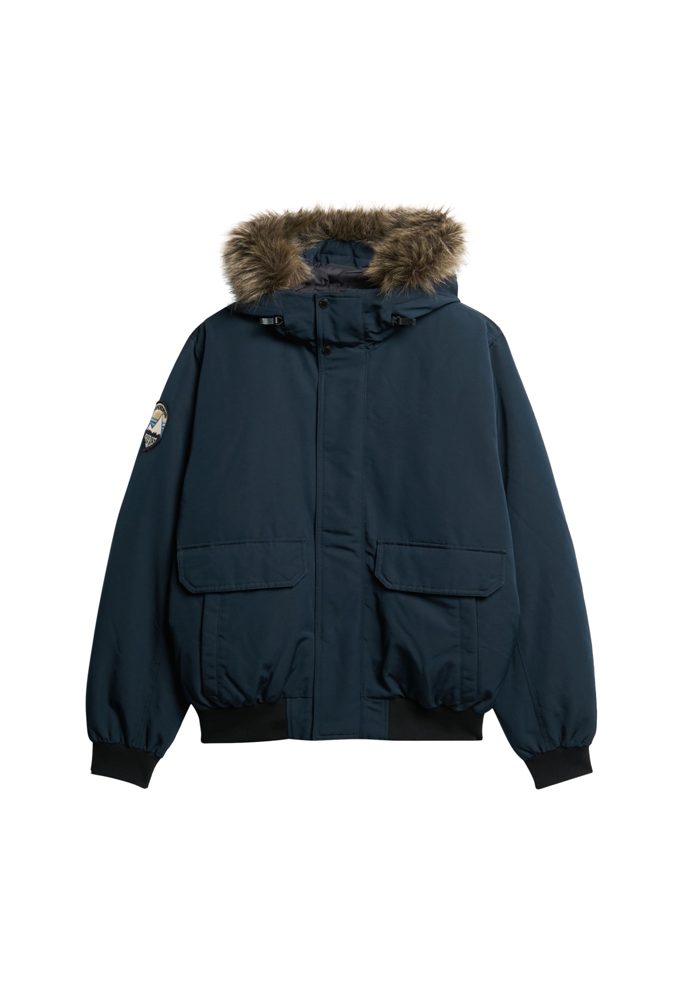 Superdry & Co Φθινοπωρινό και ανοιξιάτικο μπουφάν 'EVEREST' γυναίκες μβλε xl