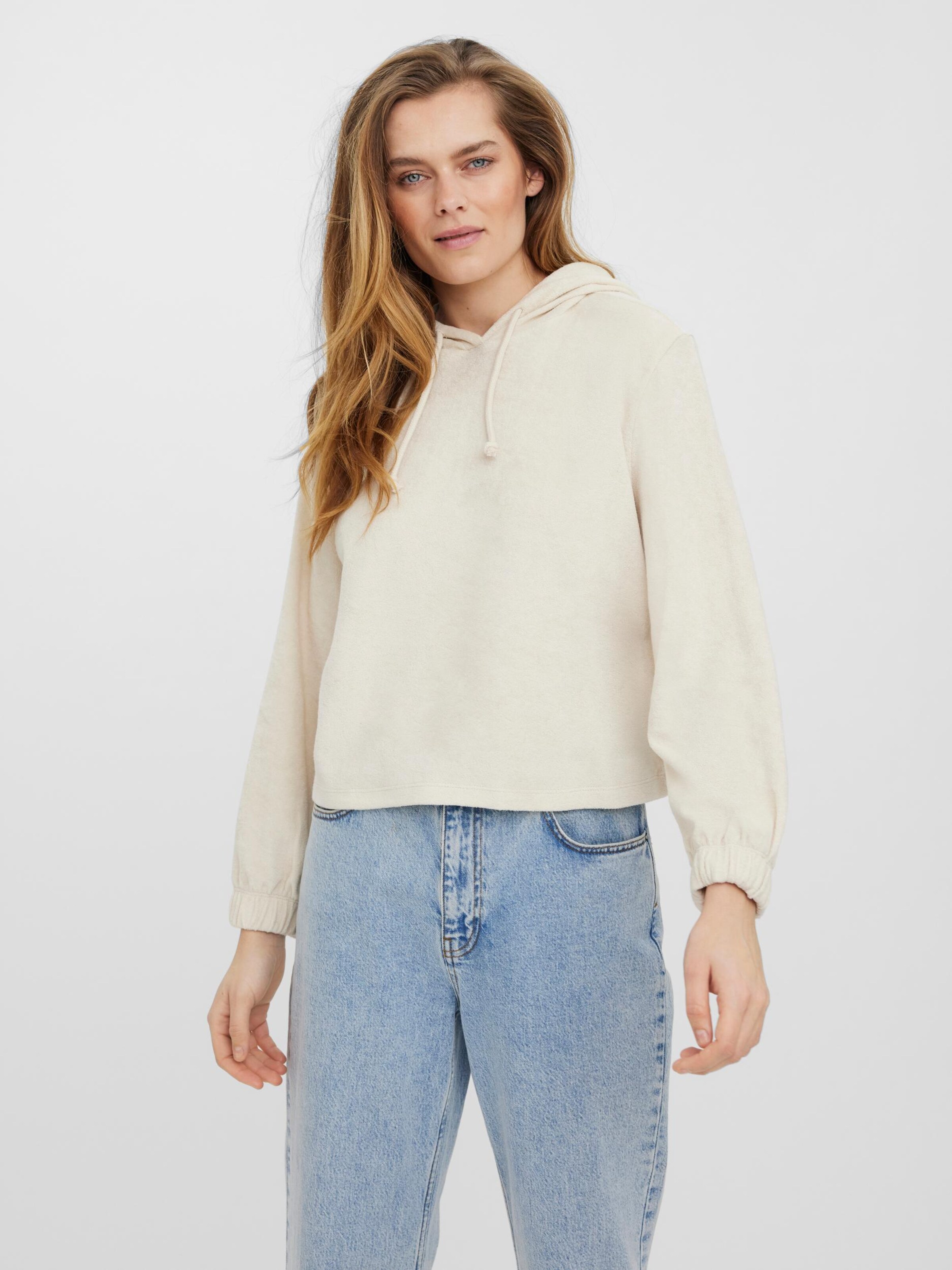Vero Moda Sweat-Shirt 'topsy' M Beige
