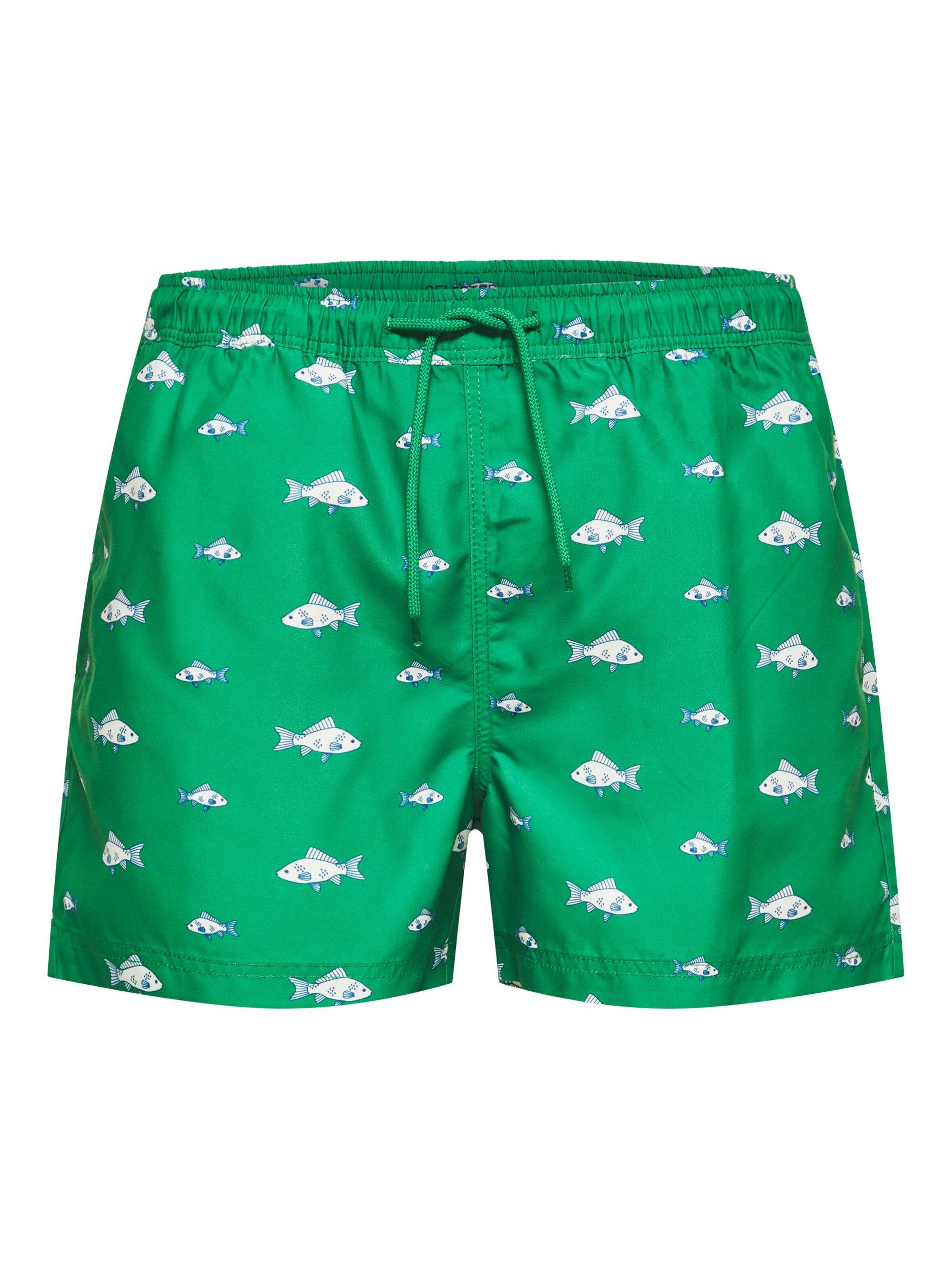 Selected Homme Shorts De Bain L Vert