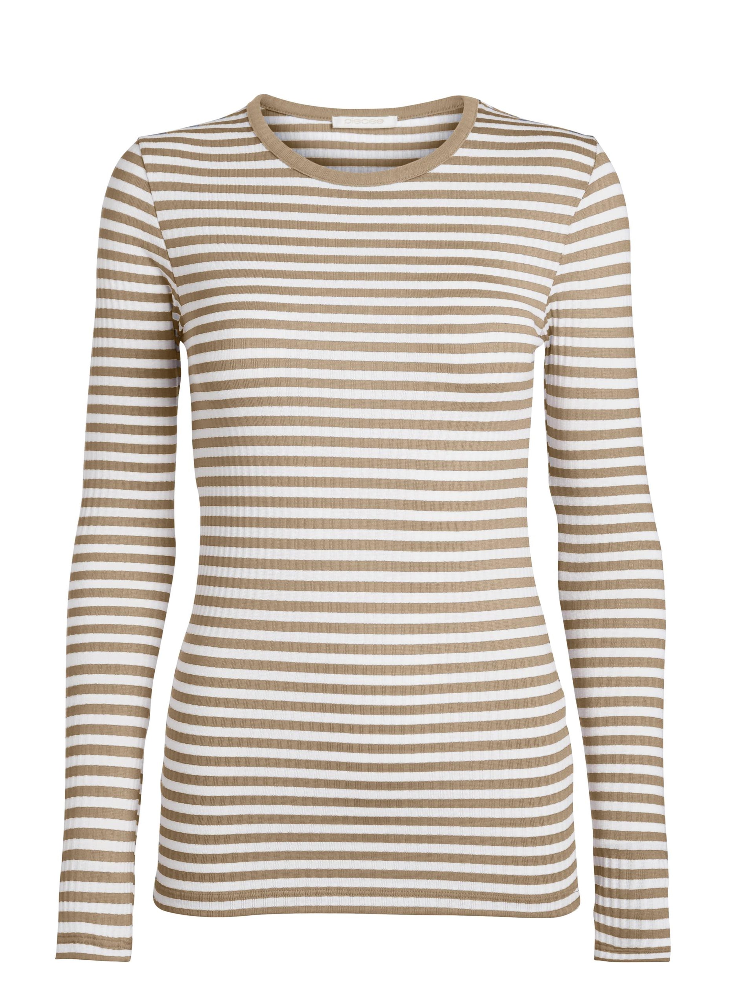 Pieces T-Shirt 'layla' L Marron