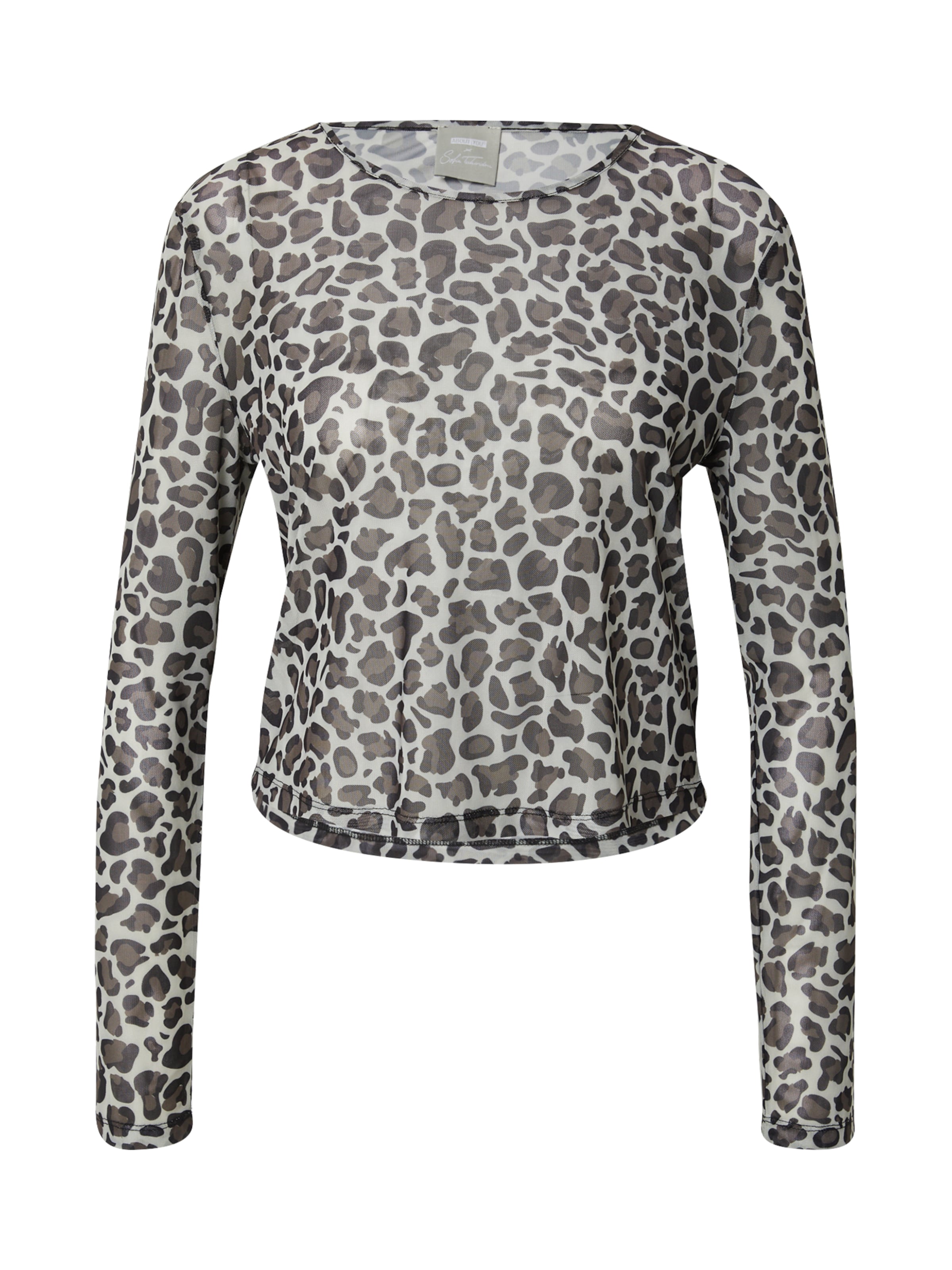 ABOUT YOU x Sofia Tsakiridou Tričko 'Femke' ženy hnedá xl