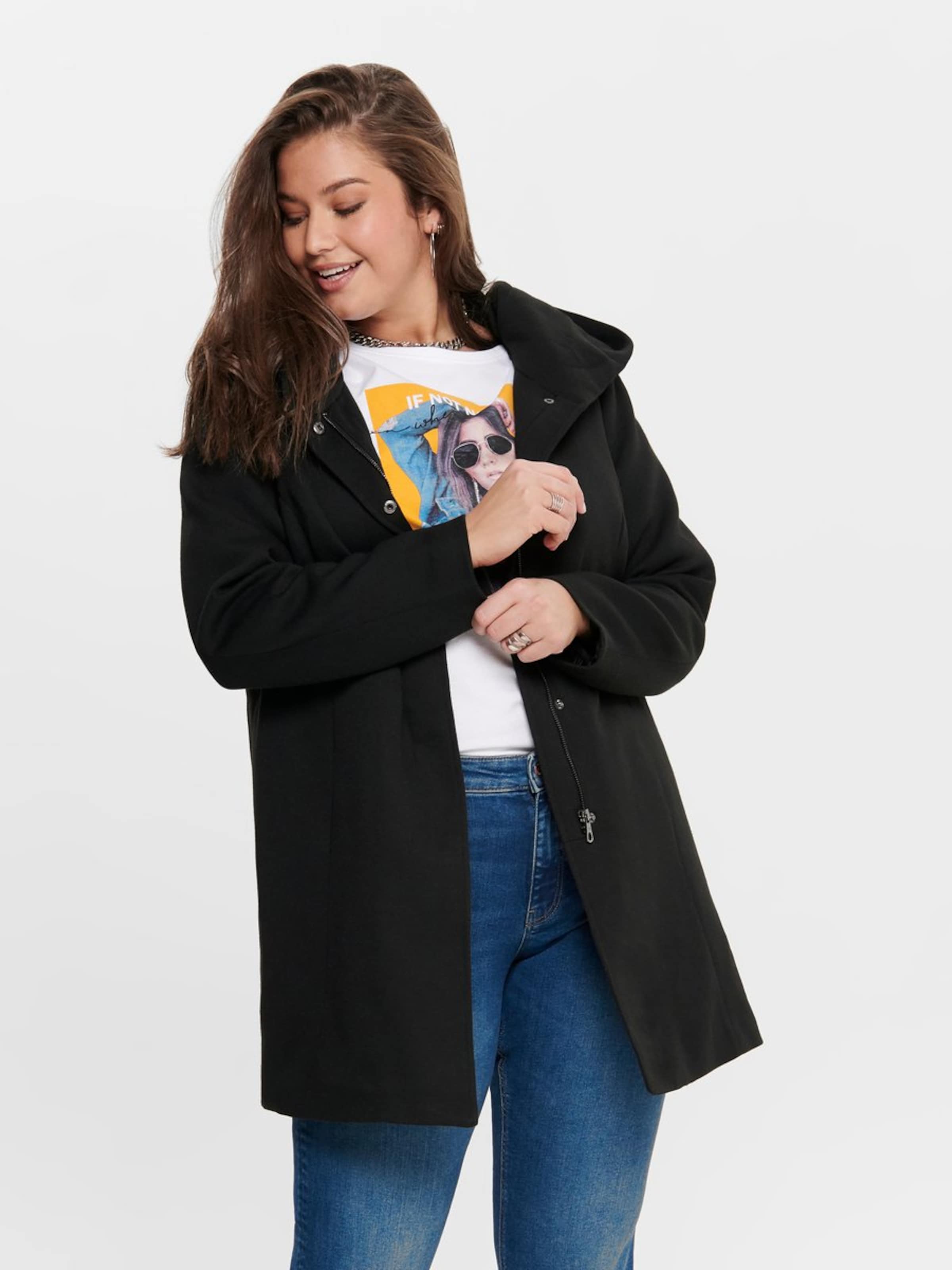 Only Carmakoma Manteau Mi-Saison 'sedona' L Noir