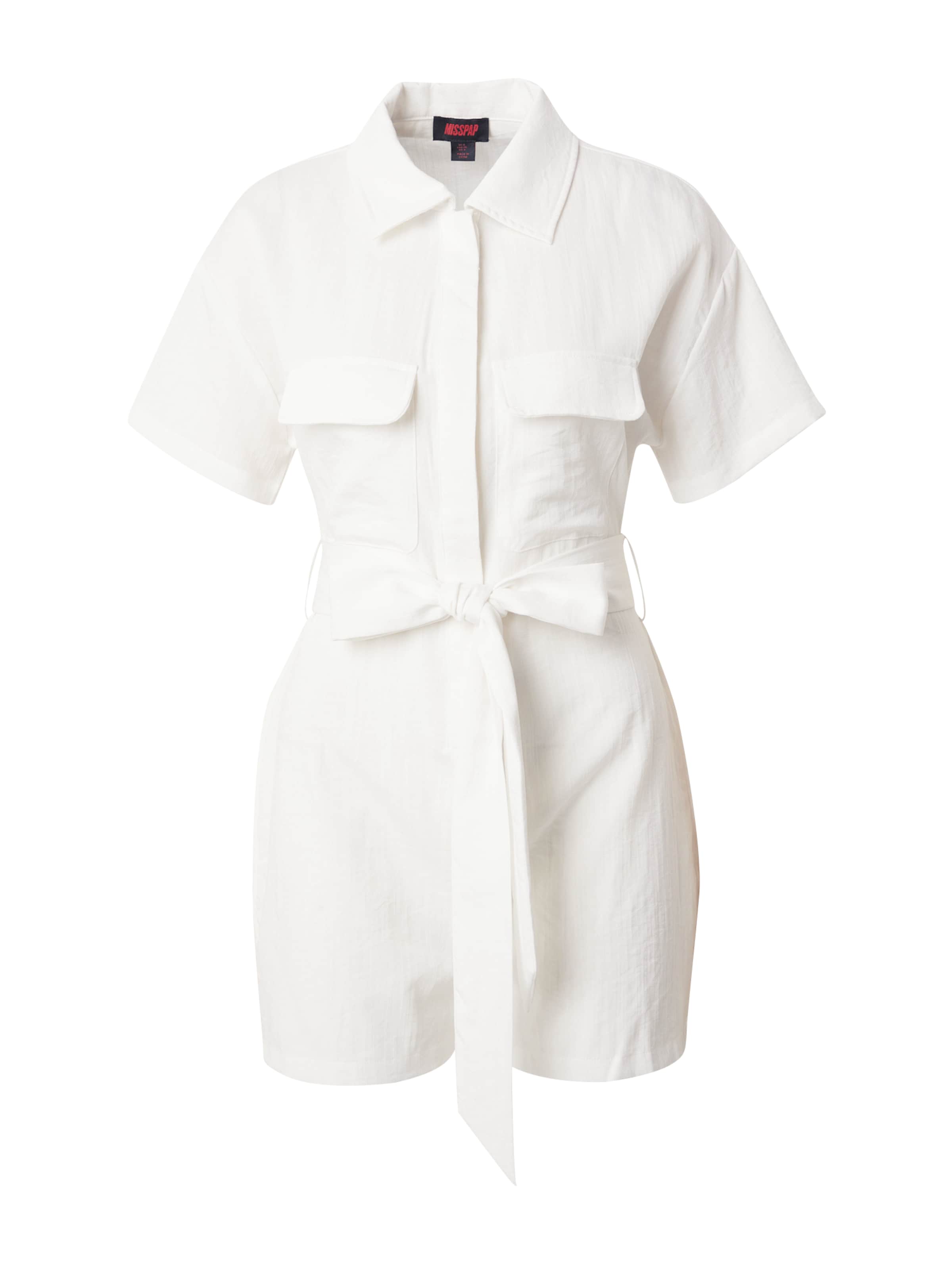 Misspap Kezeslábas női fehér xl