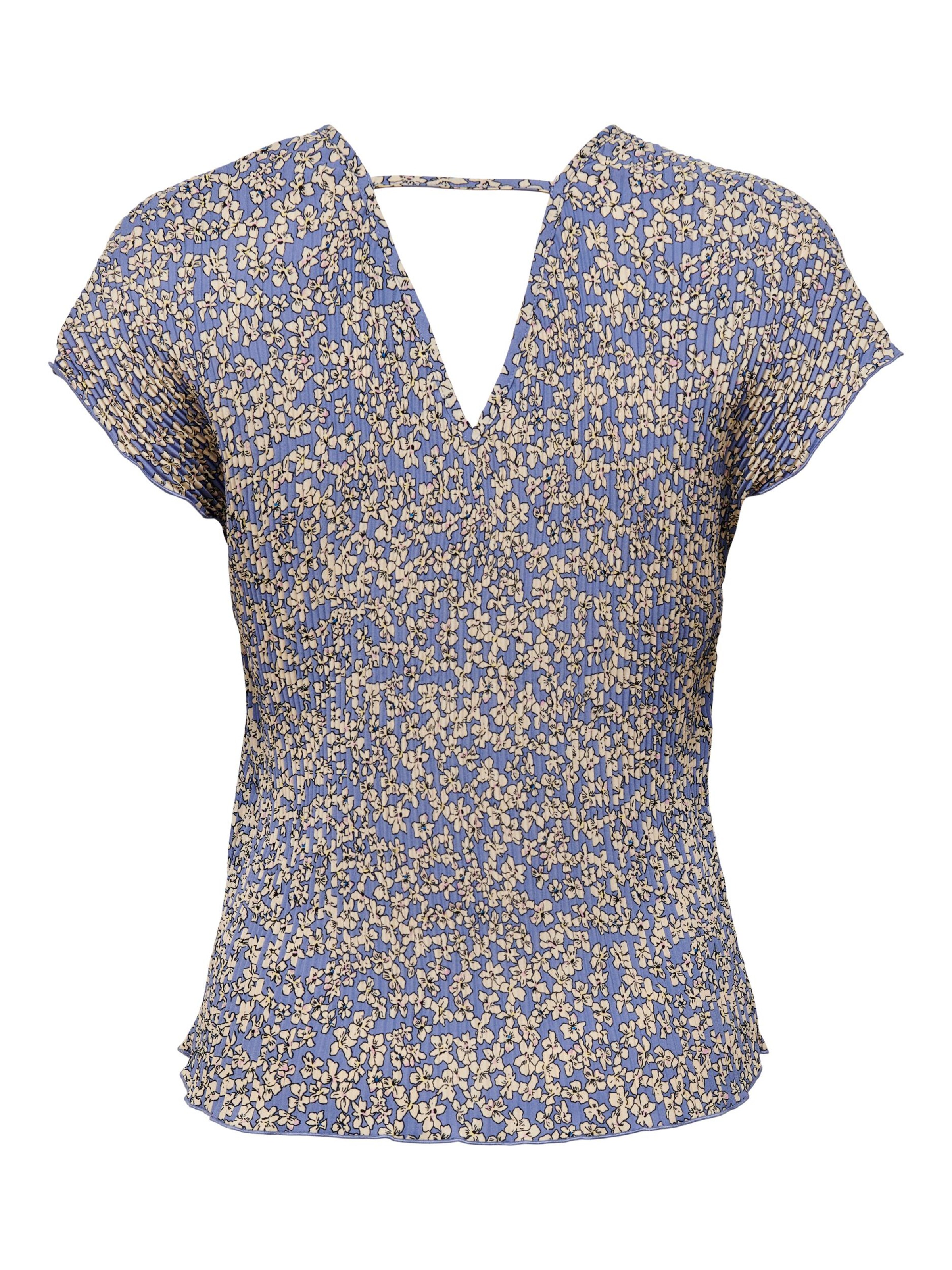 Only T-Shirt 'fuchsia' L Bleu