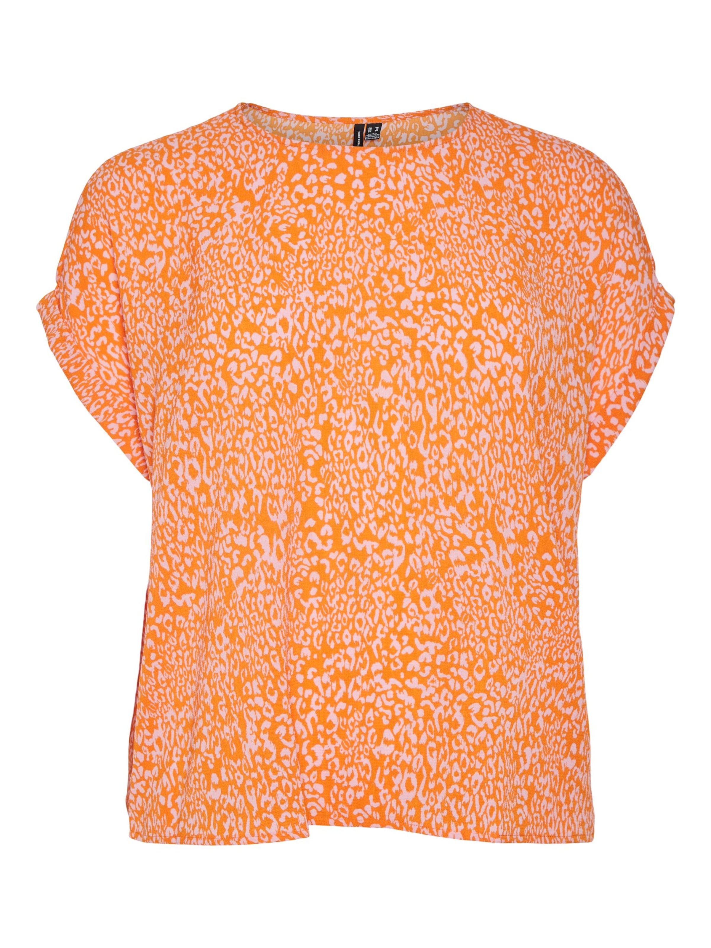 Vero Moda Curve T-Shirt 'delilah' XXL Orange