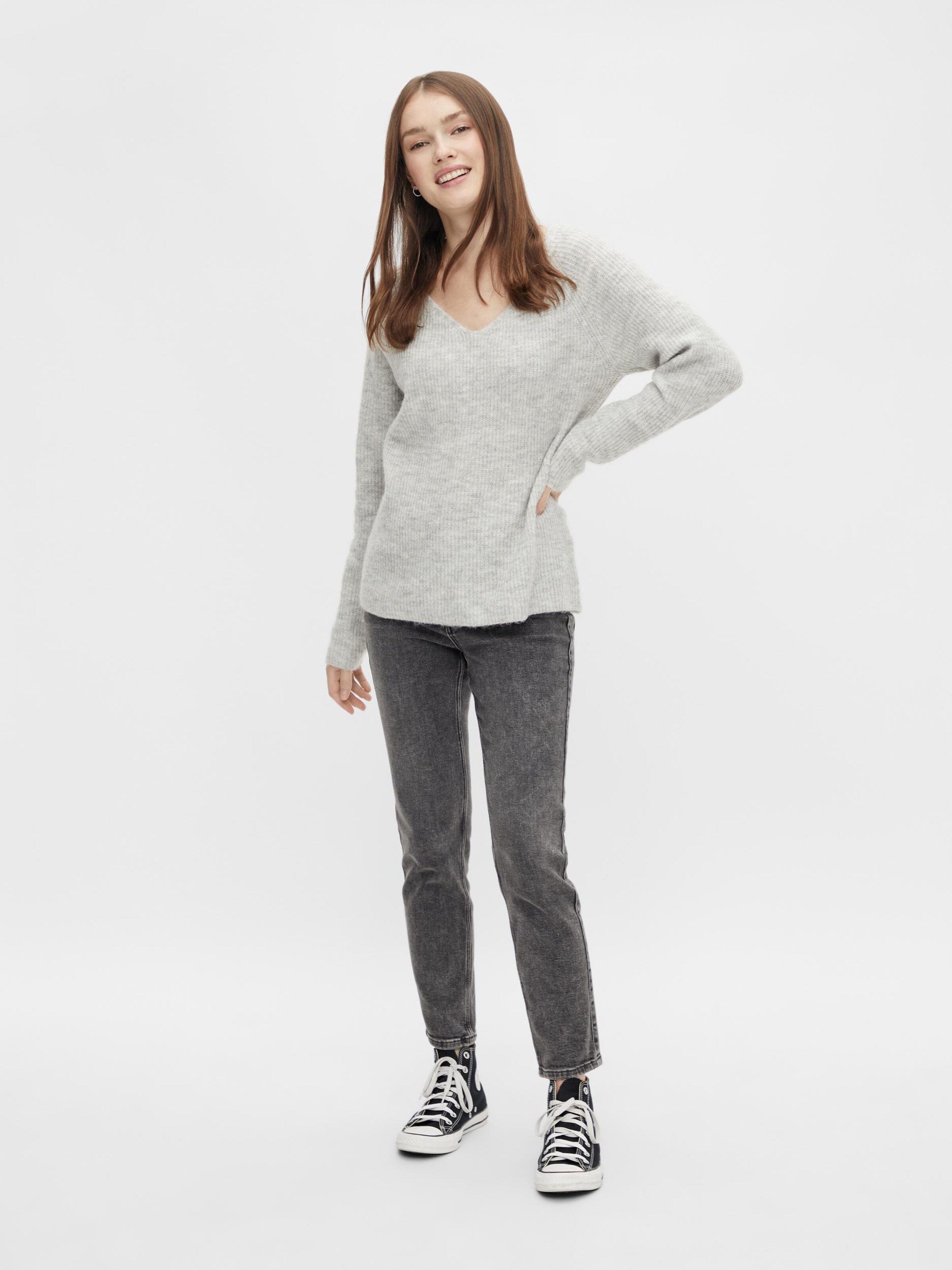 Pieces Pull-Over 'ellen' L Gris