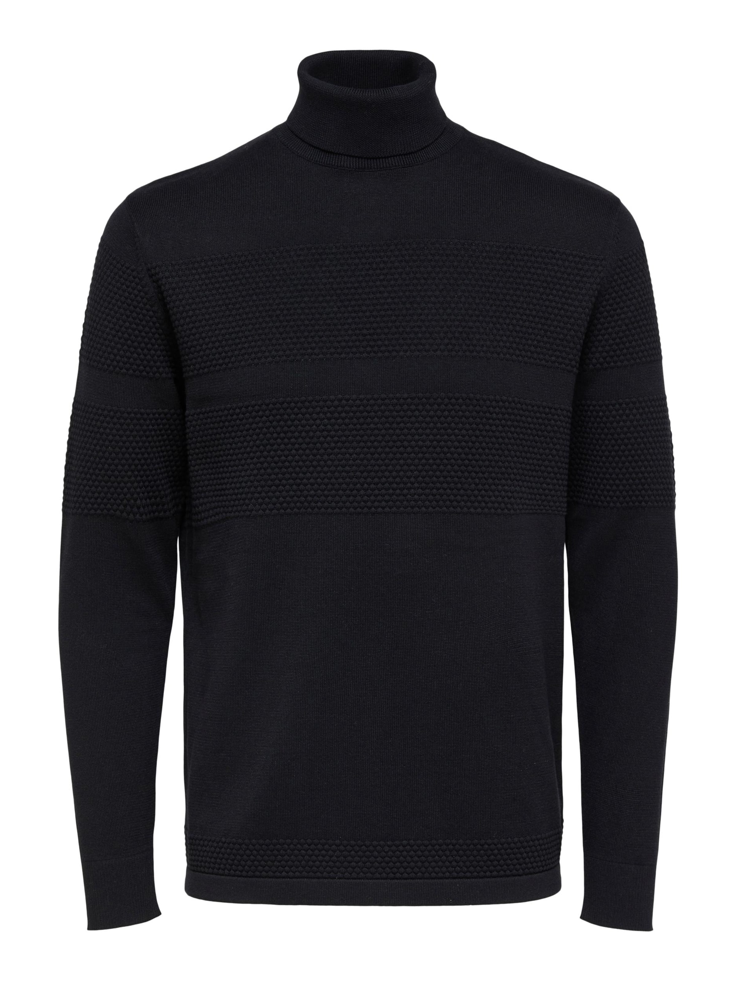 Selected Homme Pull-Over 'maine' L Noir