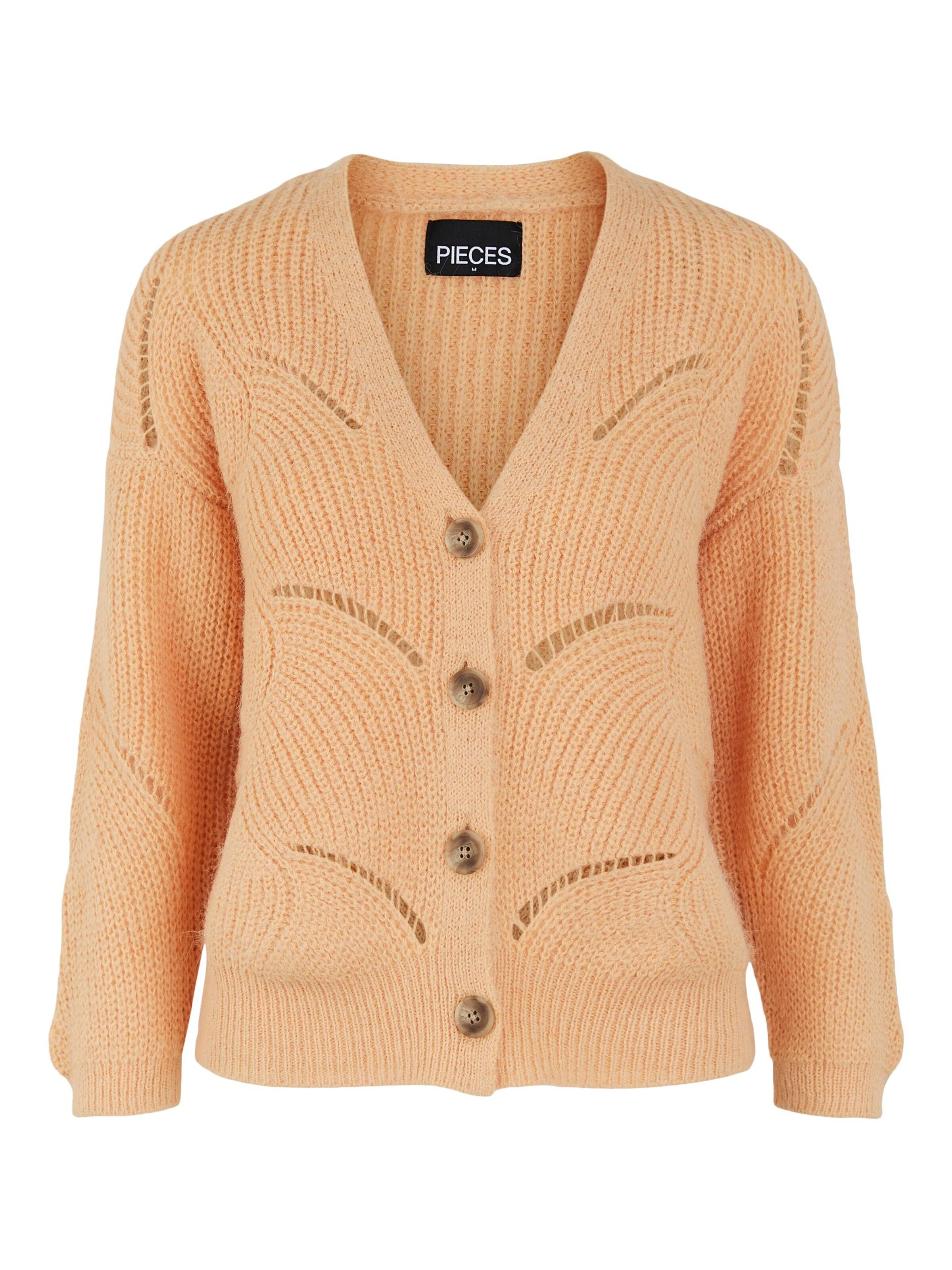 Pieces Cardigan 'ofelia' L Orange