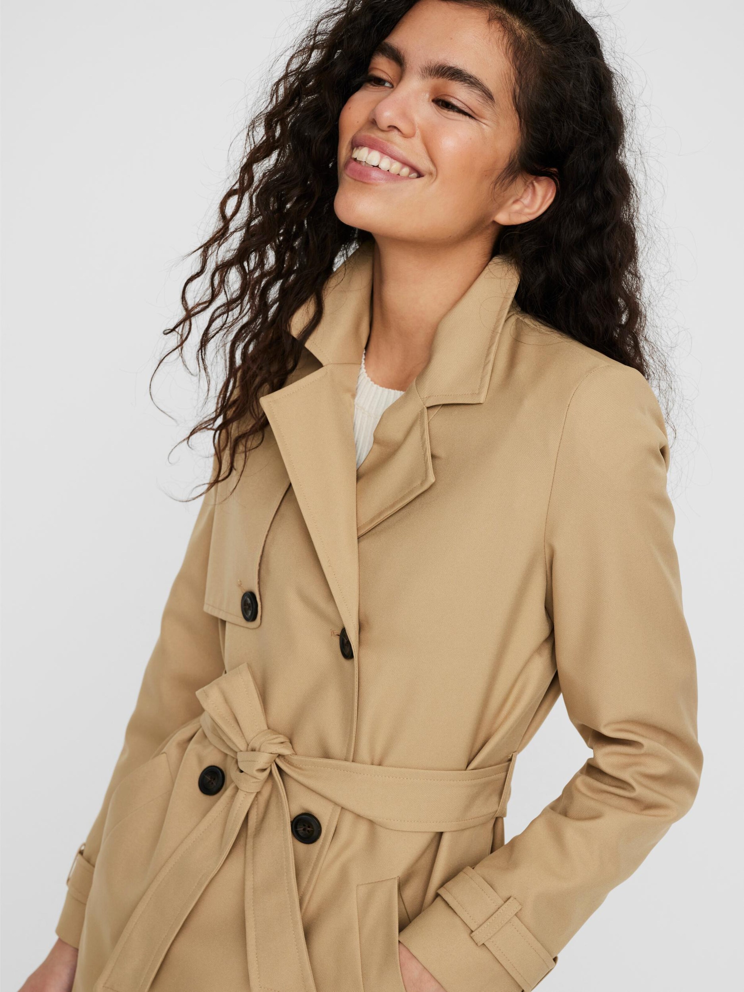 Vero Moda Mantel 'celeste' M Beige