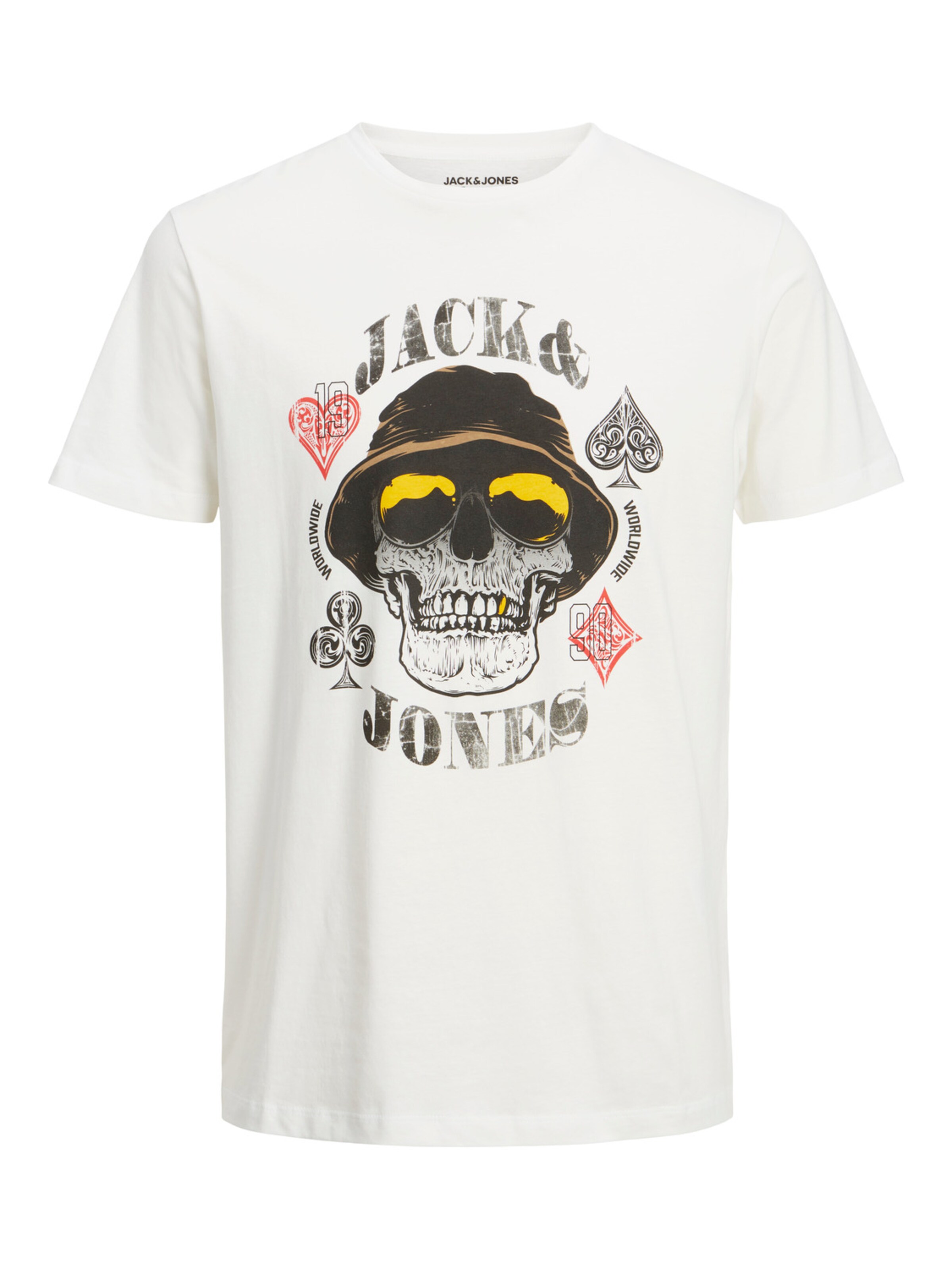 Jack & Jones Plus T-Shirt 'captain' 4XL Blanc
