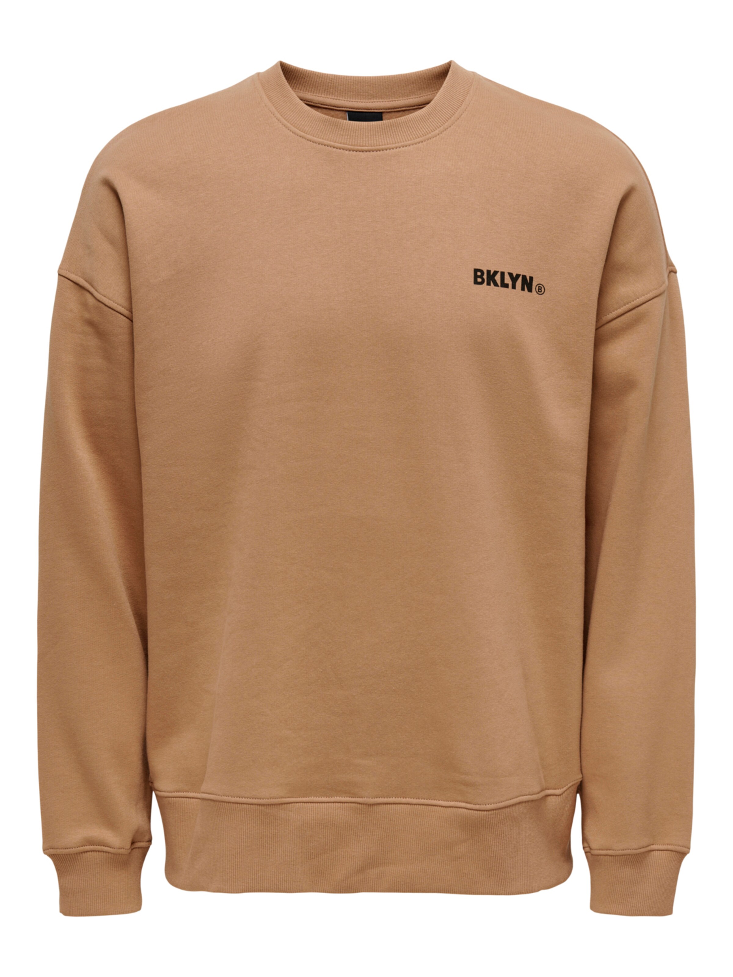 Only & Sons Sweat-Shirt 'toby' L Marron