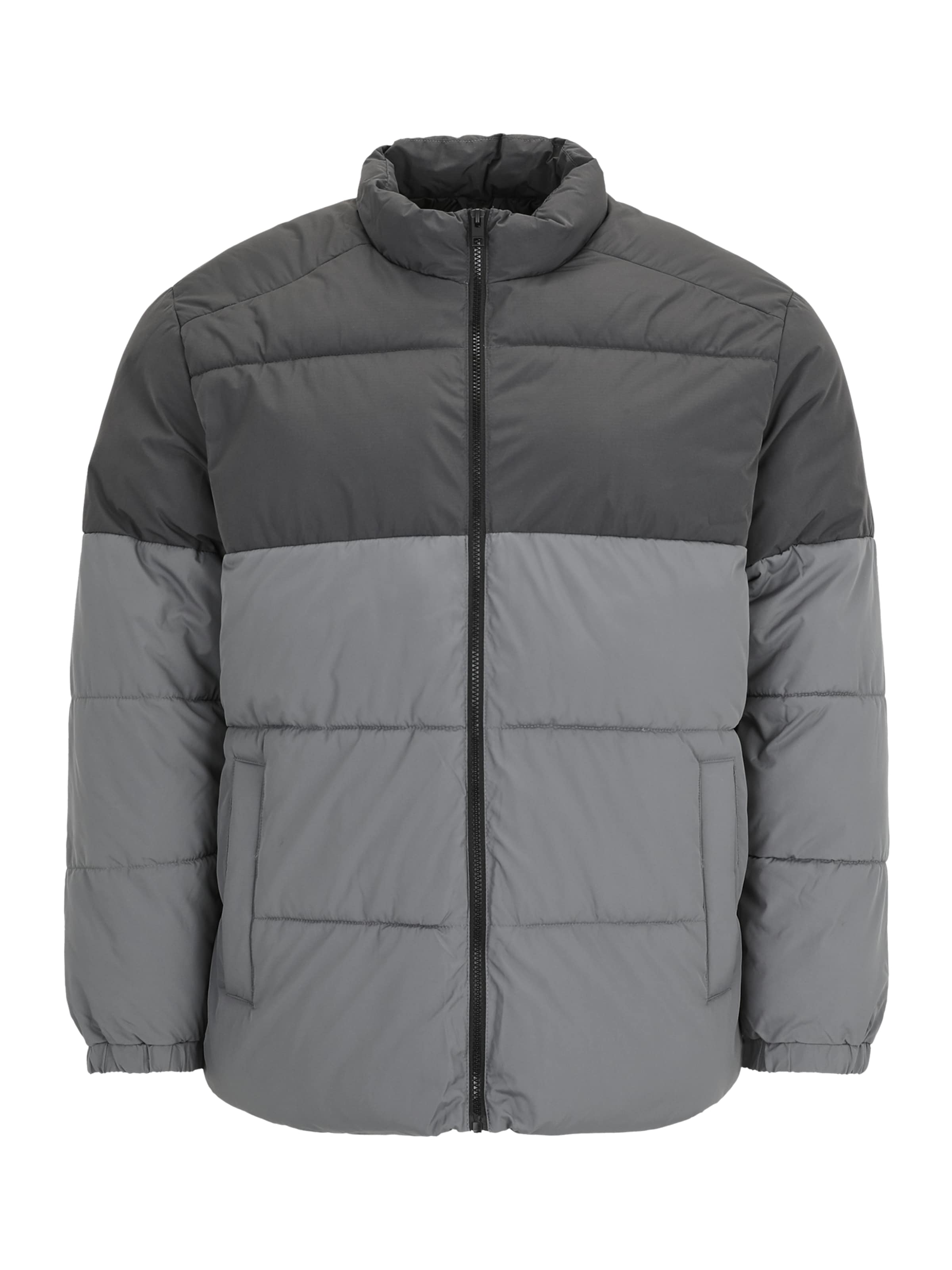 Jack & Jones Plus Χειμερινό μπουφάν 'JJMAZE' γυναίκες γκρί 6xl