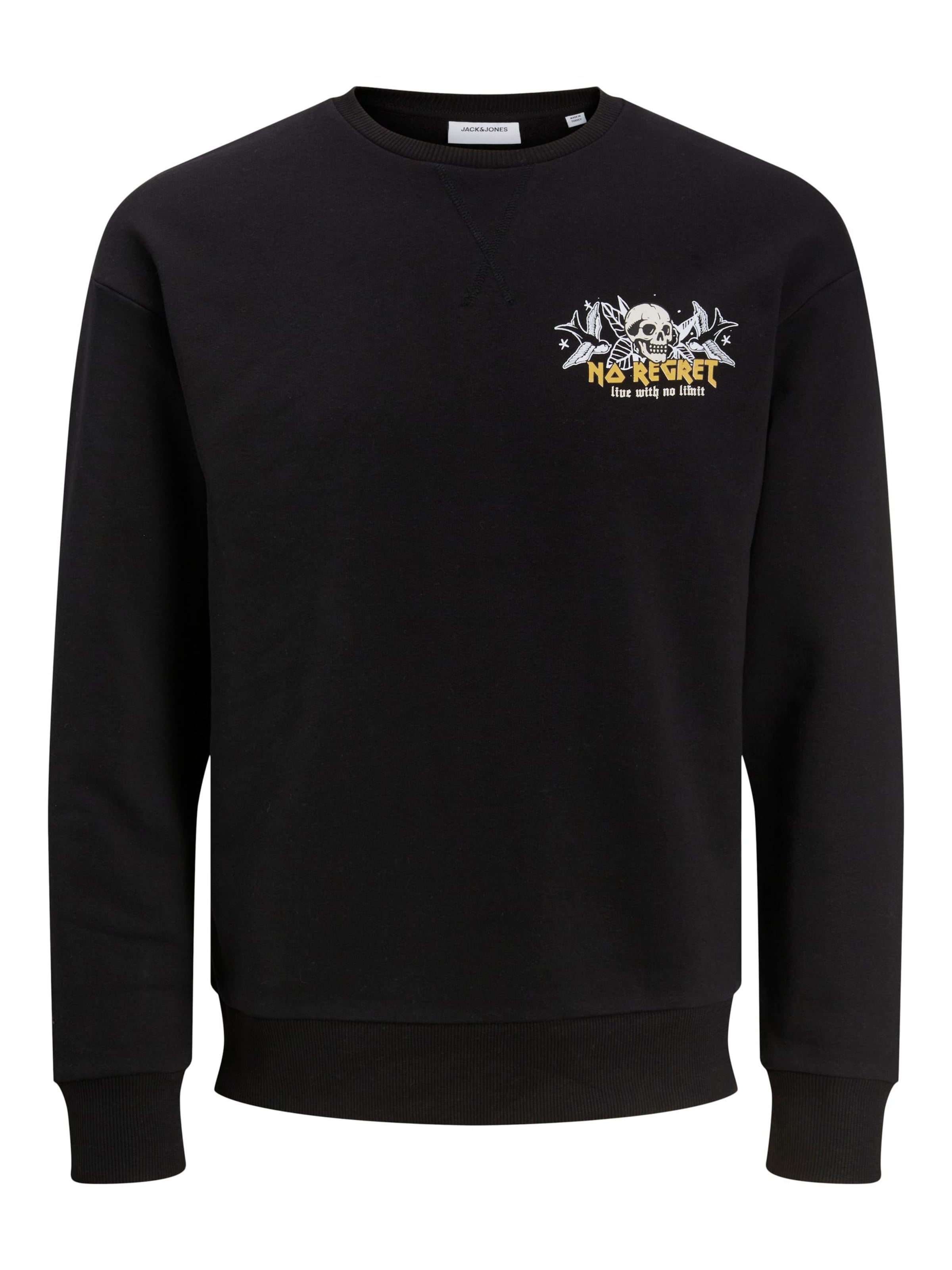 Jack & Jones Sweat-Shirt 'limit' S Noir